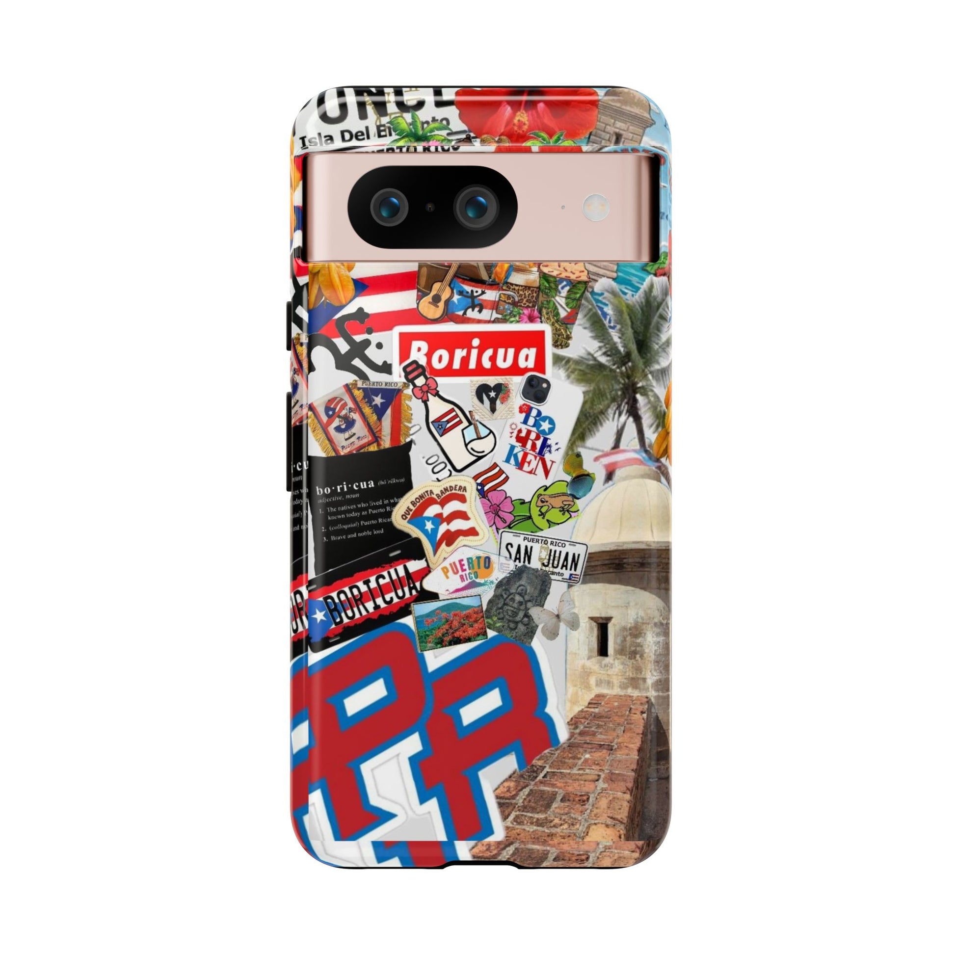 Puerto Rico Boricua Art Tough Cases for iPhones, Samsung, and Pixel