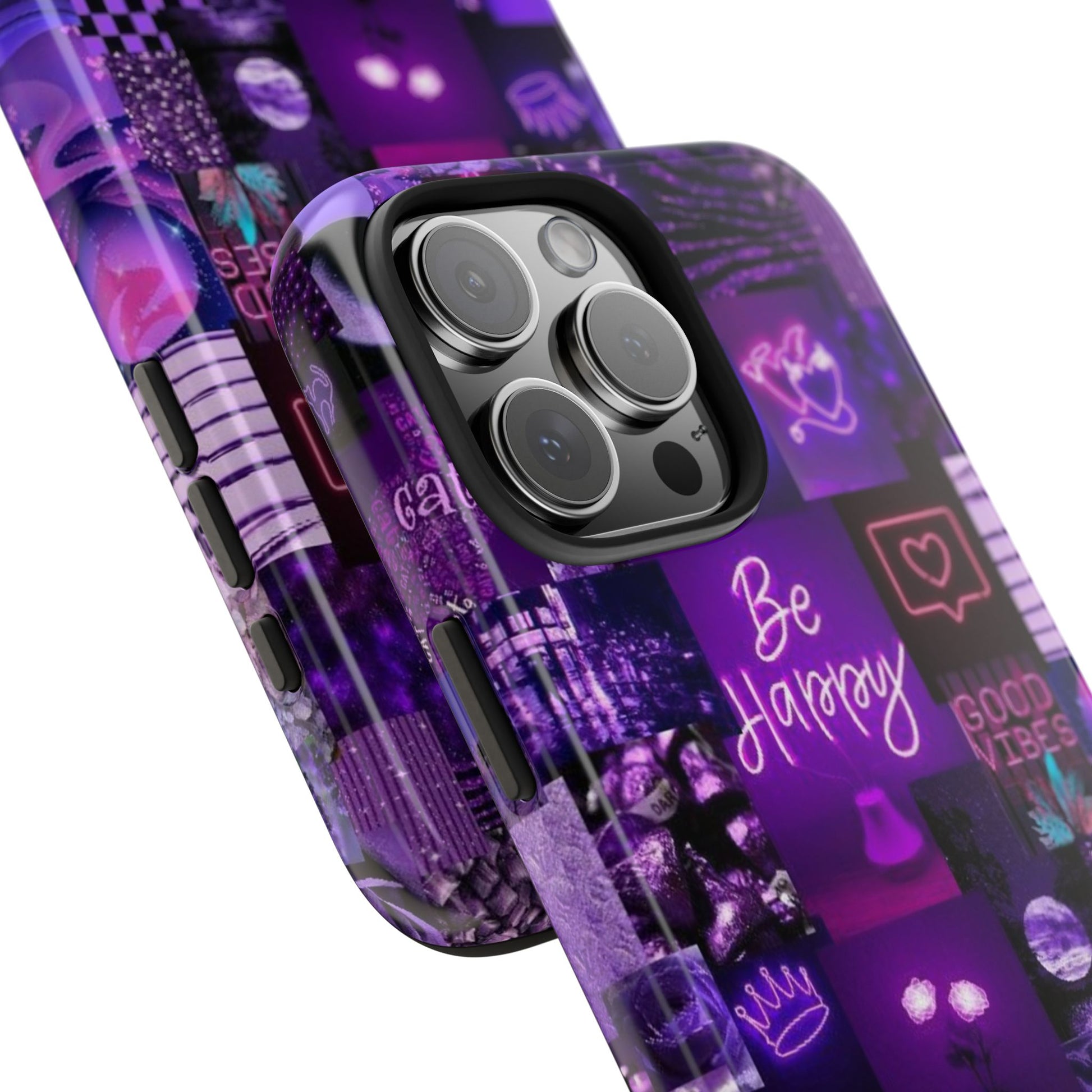 Be Happy Themed Tough Phone Cases for Iphones & Samsung Phones