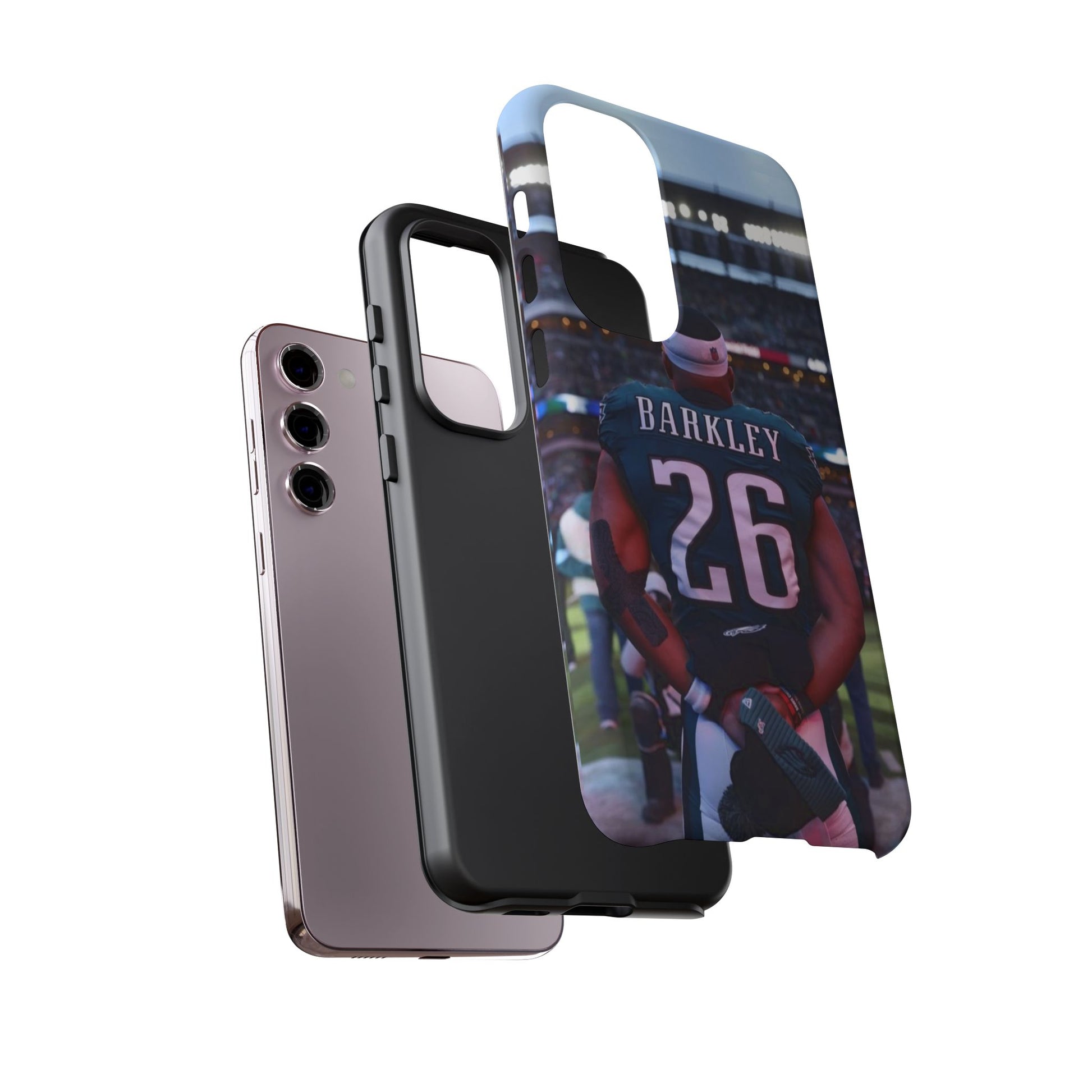 Eagles Football Saquon Barkley Tough Cases for iPhones, Samsung, and Pixel