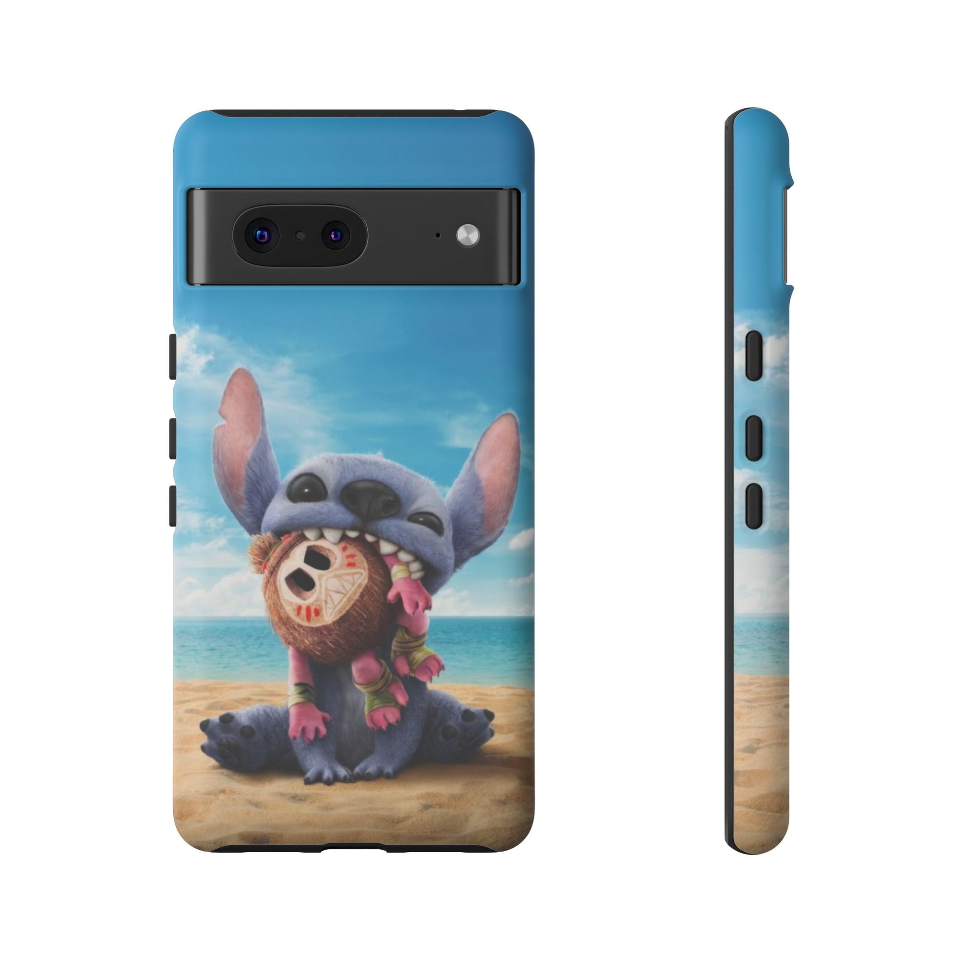 Stitch Beach Sunset Landscape Phone Case for iPhone, Samsung Galaxy, & Pixel Phones