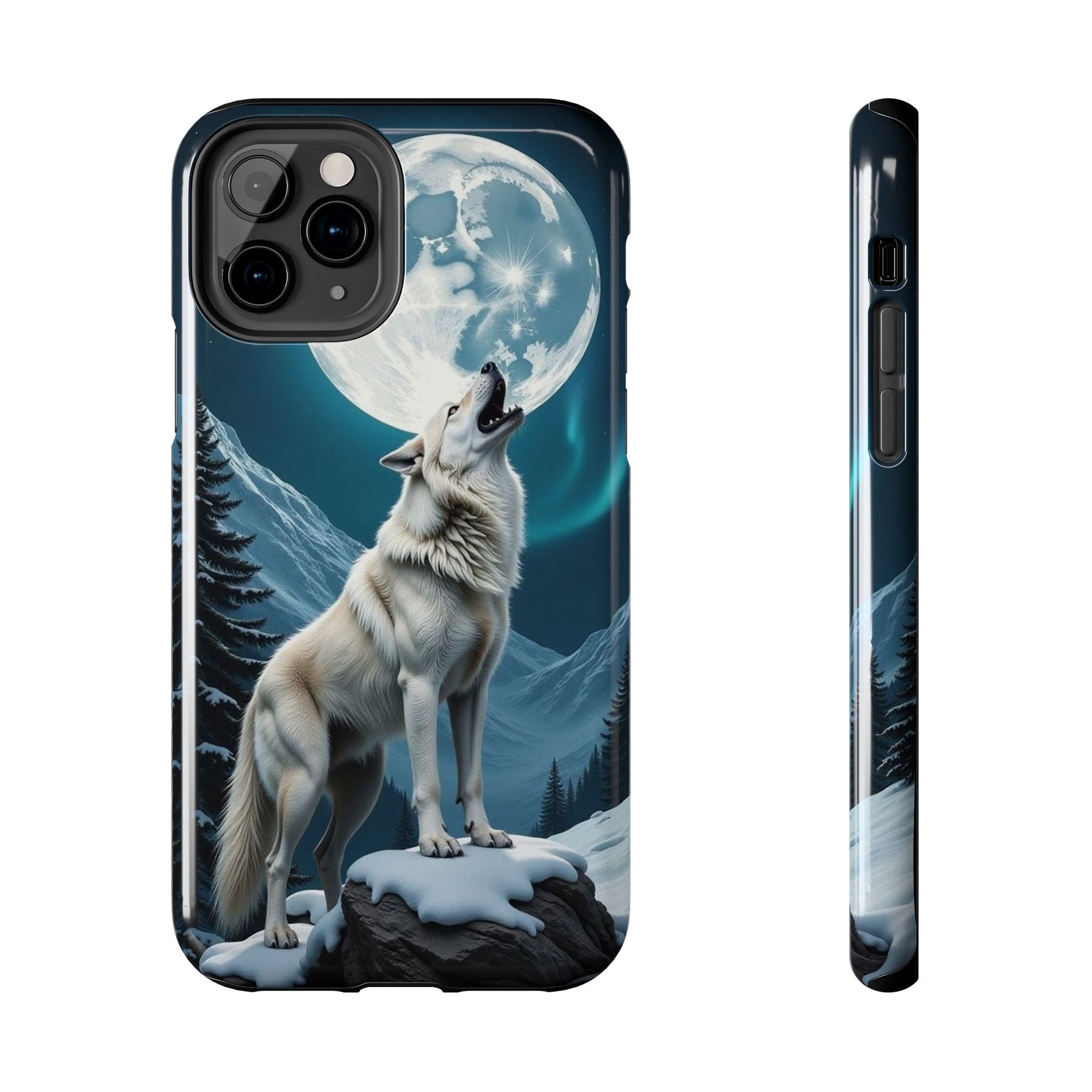 Howling Wolf Theme Phone Cases for iPhones & Samsung Phones