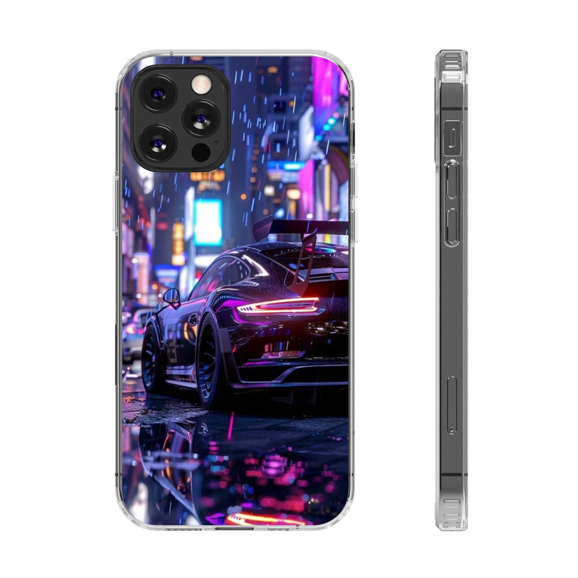 Beautiful Porsche in City Art Iphone, Samsung case