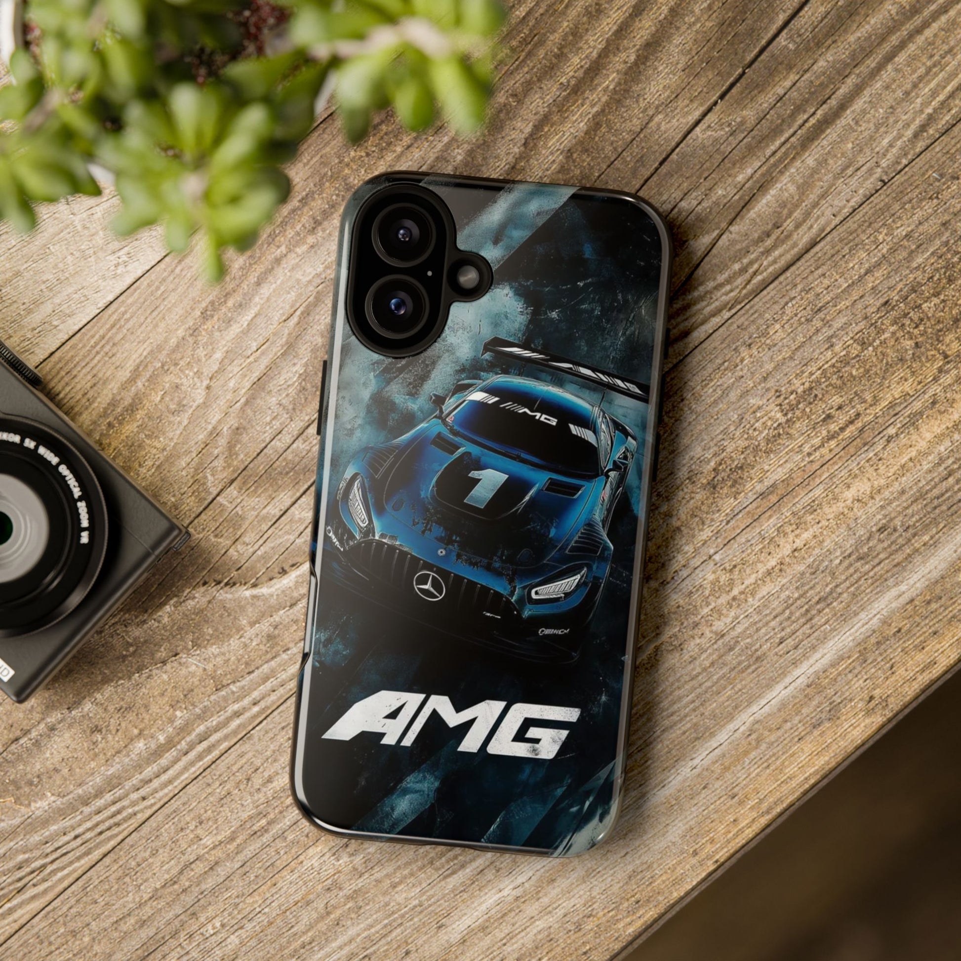 Mercedes AMG Racing Car Tough Cases for iPhones, Samsung, and Pixel