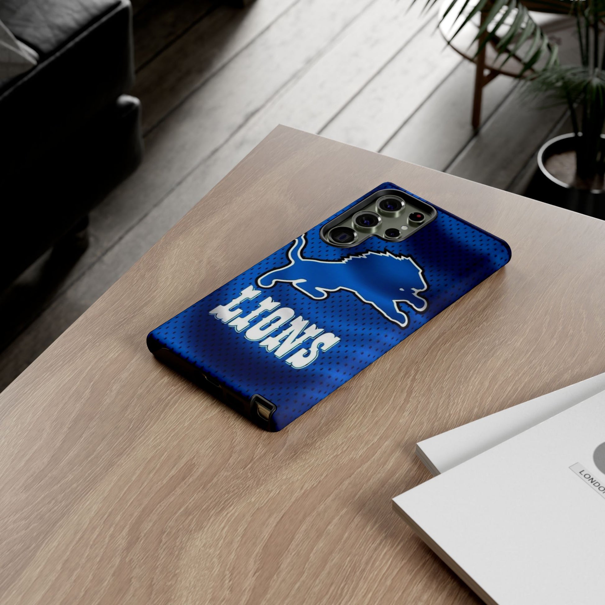 Detroit Lions Football Jersey Phone Case, Tough Cases for iPhones, Samsung, and Pixel