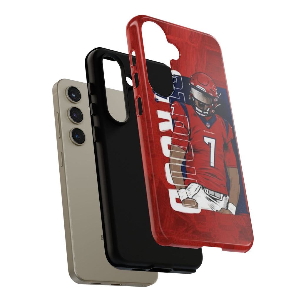 Houston Texans Football CJ Stroud Tough Cases for iPhones, Samsung, and Pixel