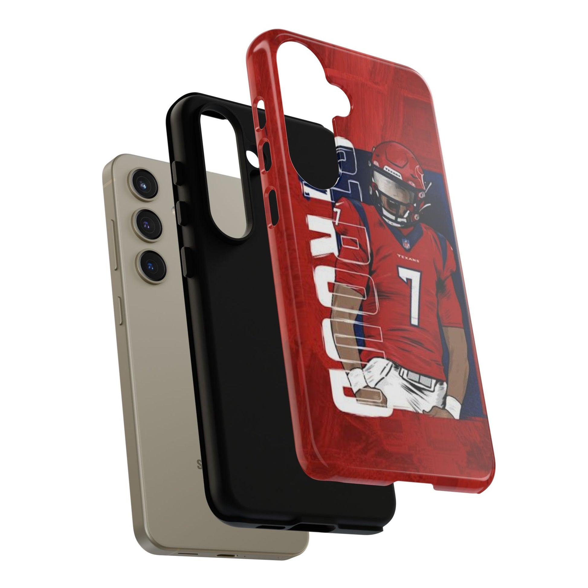 Houston Texans Football CJ Stroud Tough Cases for iPhones, Samsung, and Pixel