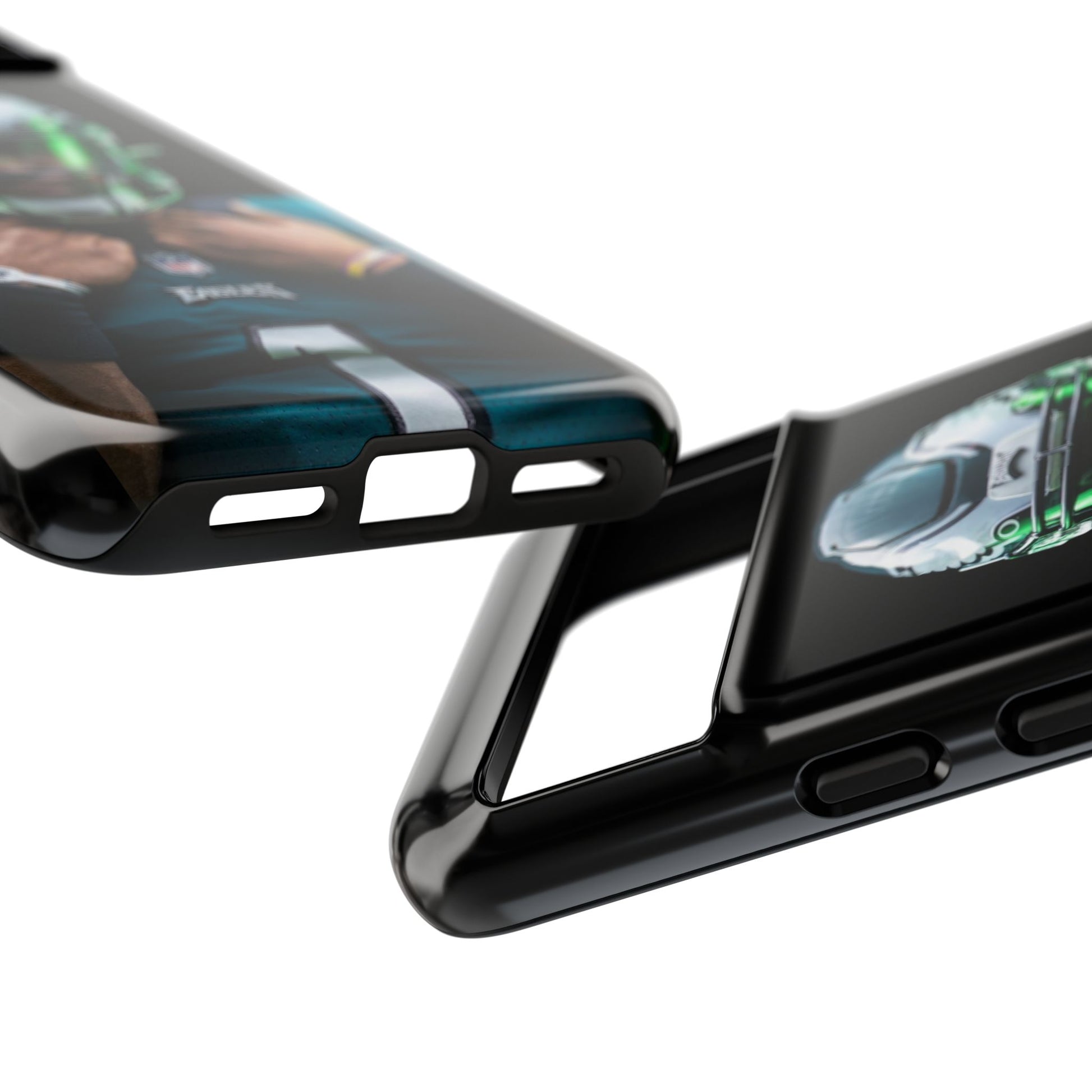 Eagles Football Jalen Hurts Tough Cases for iPhones, Samsung, and Pixel