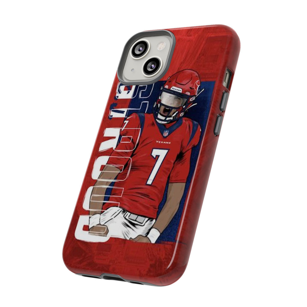 Houston Texans Football CJ Stroud Tough Cases for iPhones, Samsung, and Pixel