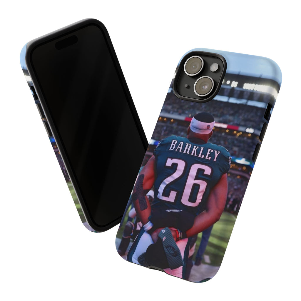 Eagles Football Saquon Barkley Tough Cases for iPhones, Samsung, and Pixel