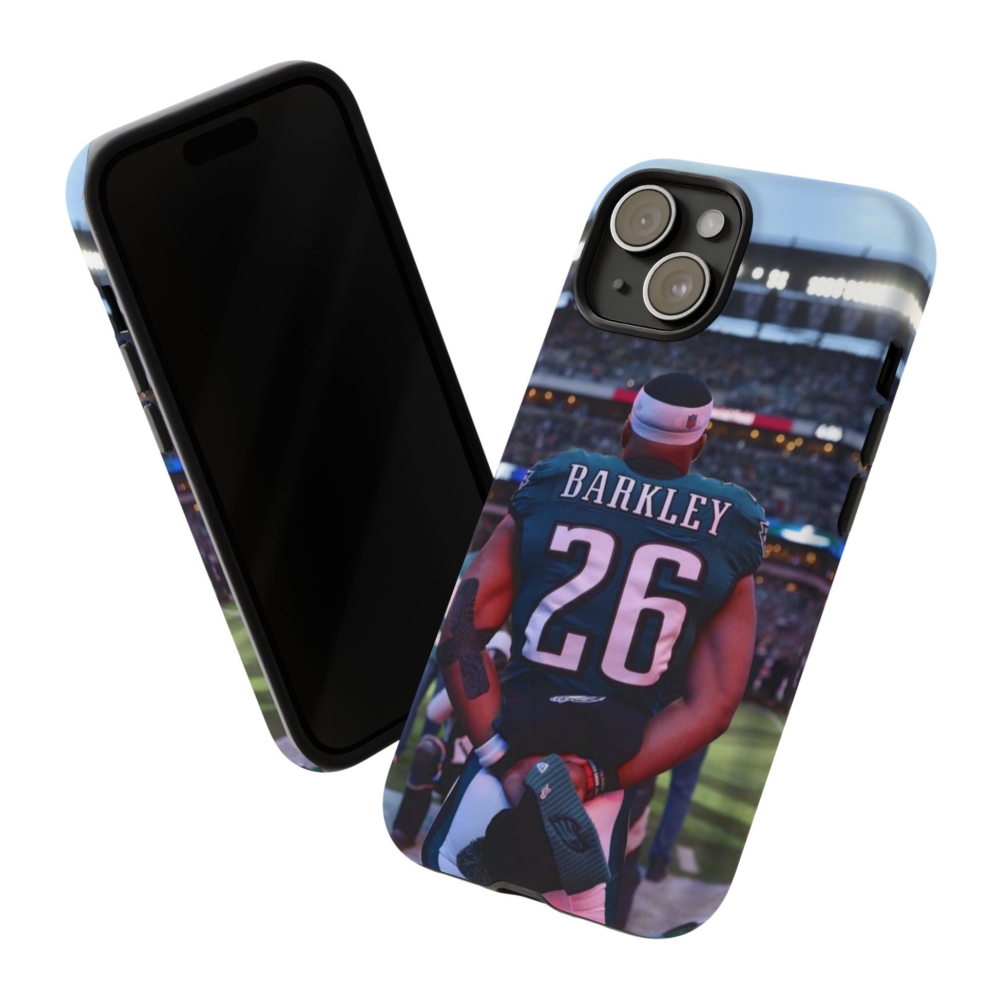 Eagles Football Saquon Barkley Tough Cases for iPhones, Samsung, and Pixel