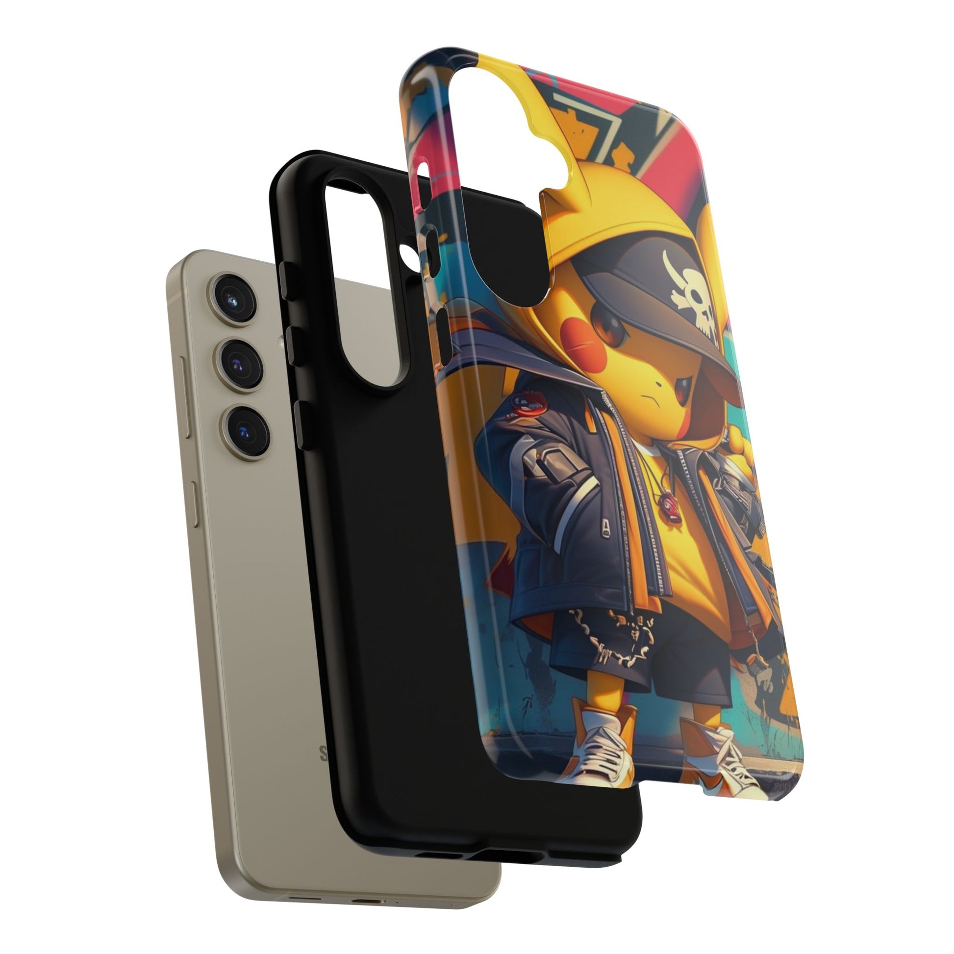 Cute Poke Bear Phone Case, Tough Cases for iPhones, Samsung, and Pixel