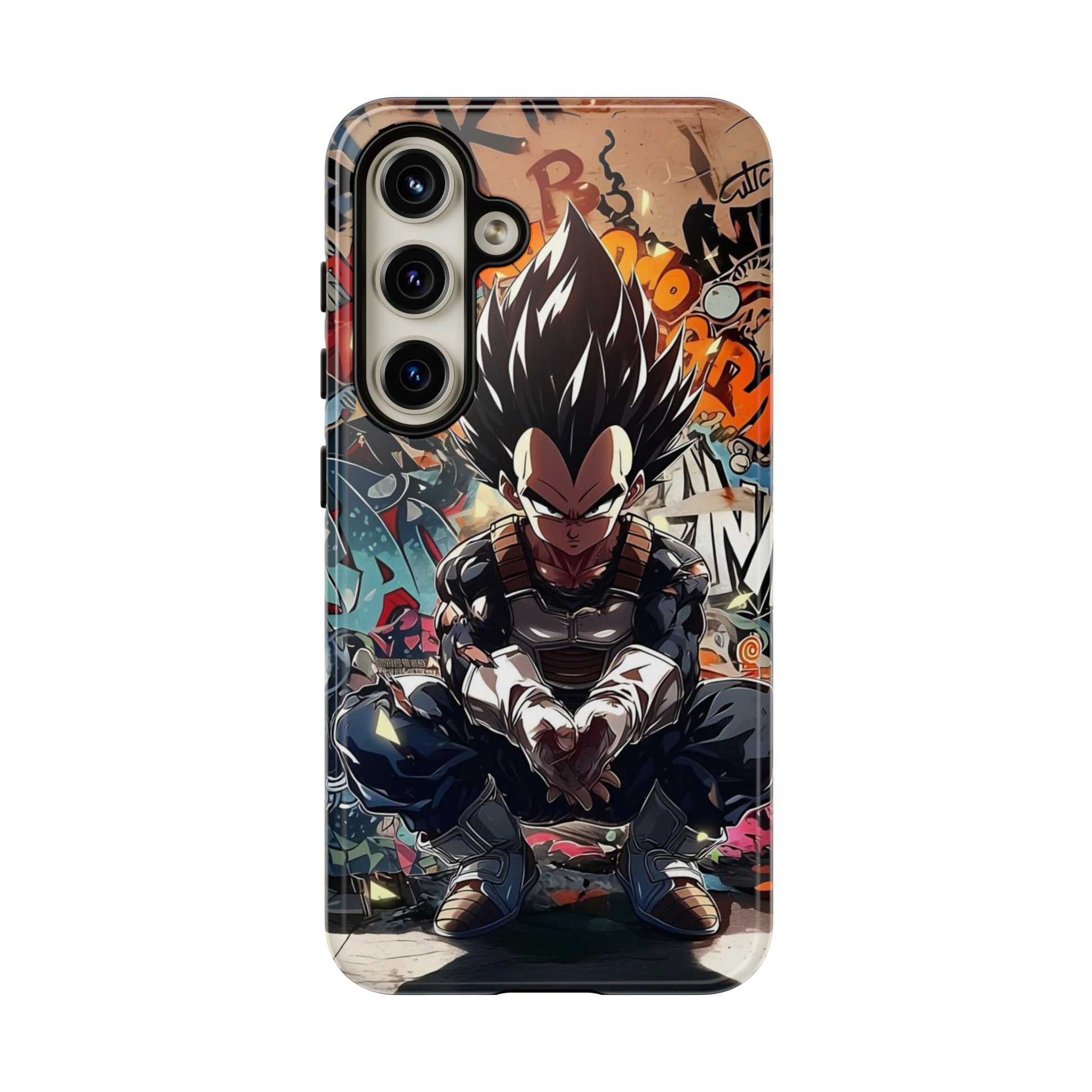 Anime Vegeta Dragon ball Z Tough Cases for iPhones, Samsung, and Pixel