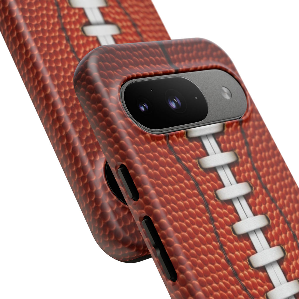 Football Pigskin Print Tough Cases for iPhones, Samsung, and Pixel