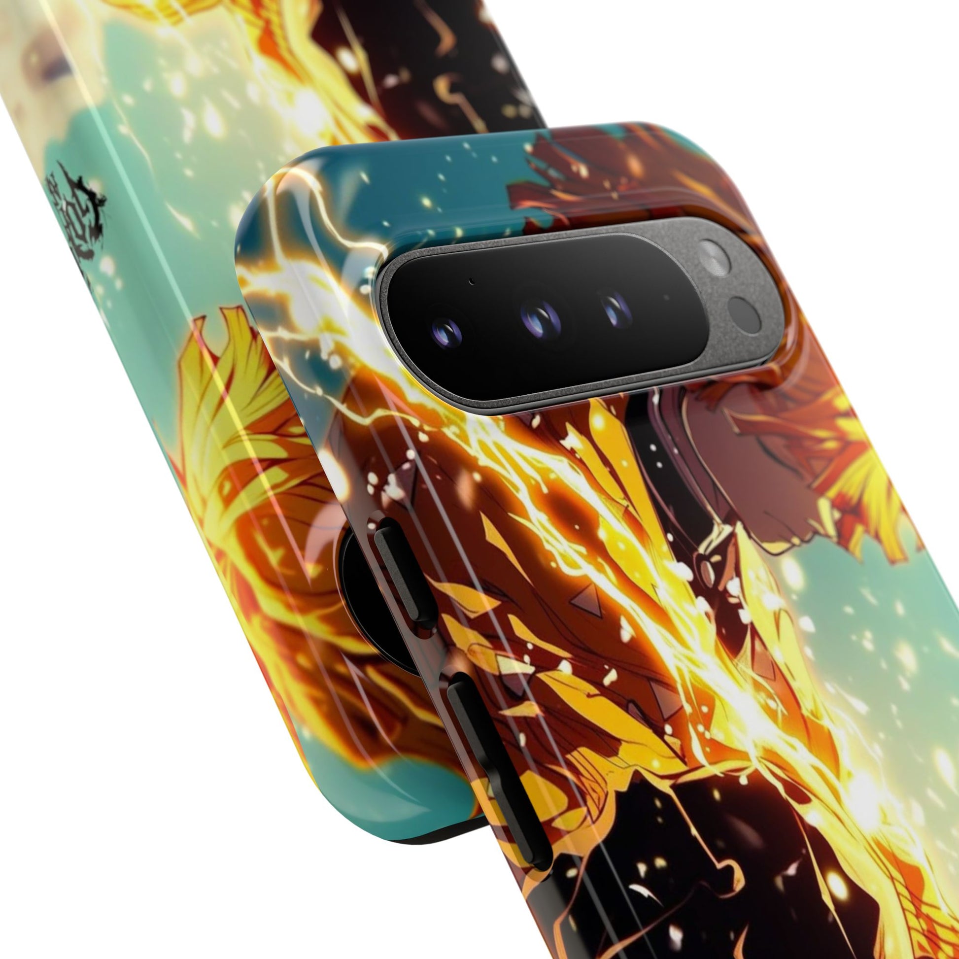 Demon Slayer Zenitsu Anime Theme Phone Case, Tough Cases for iPhones, Samsung, and Pixel