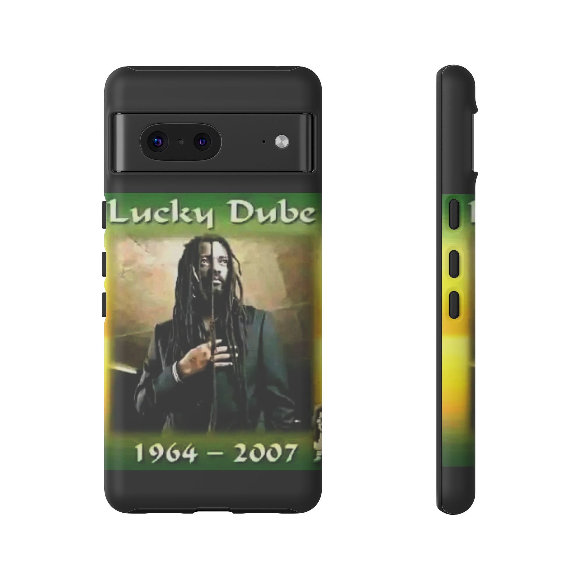 Lucky Dube Tough Cases for iPhones, Samsung, and Pixel