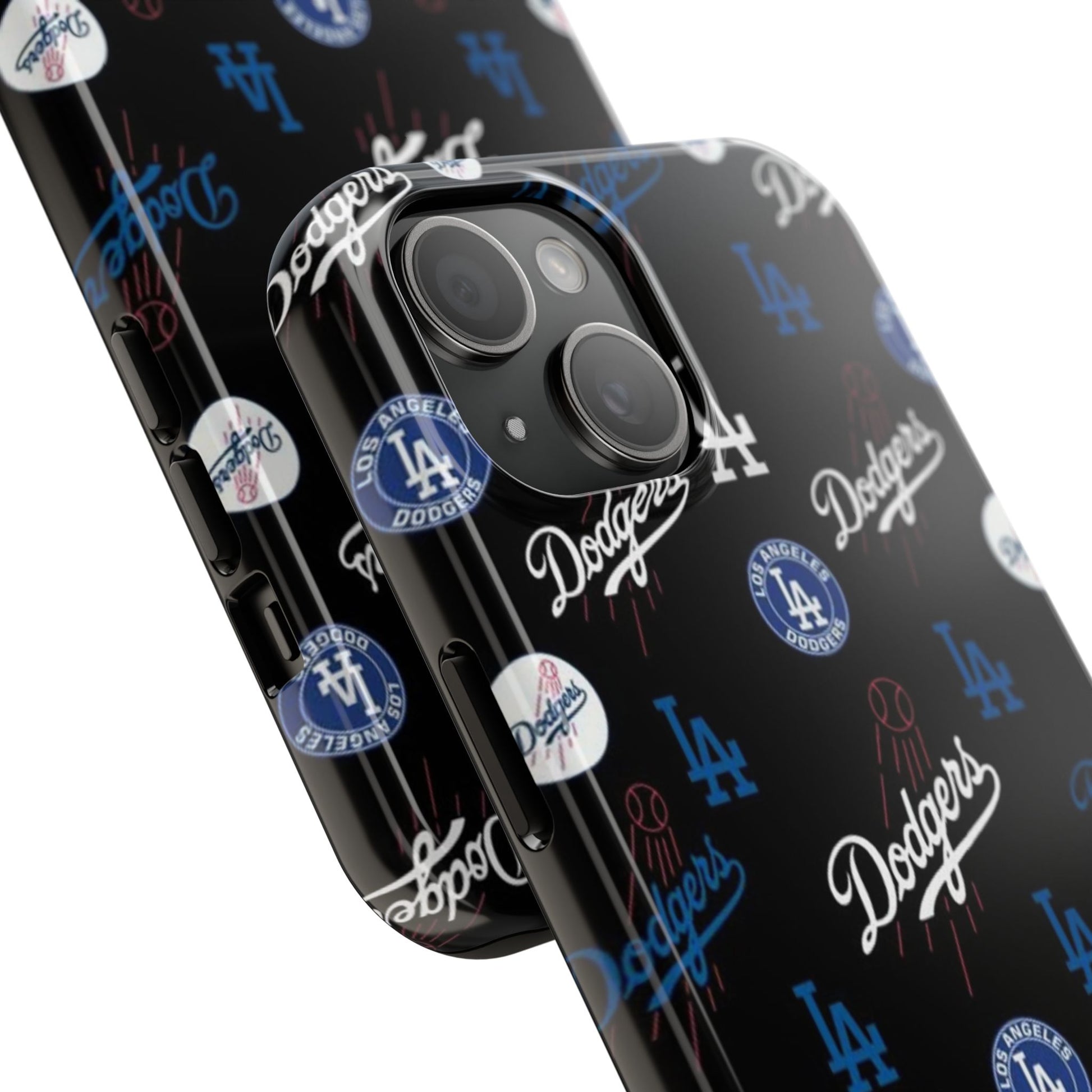Dodgers Baseball Pattern Phone Cases for Iphones & Samsung Phones Durable