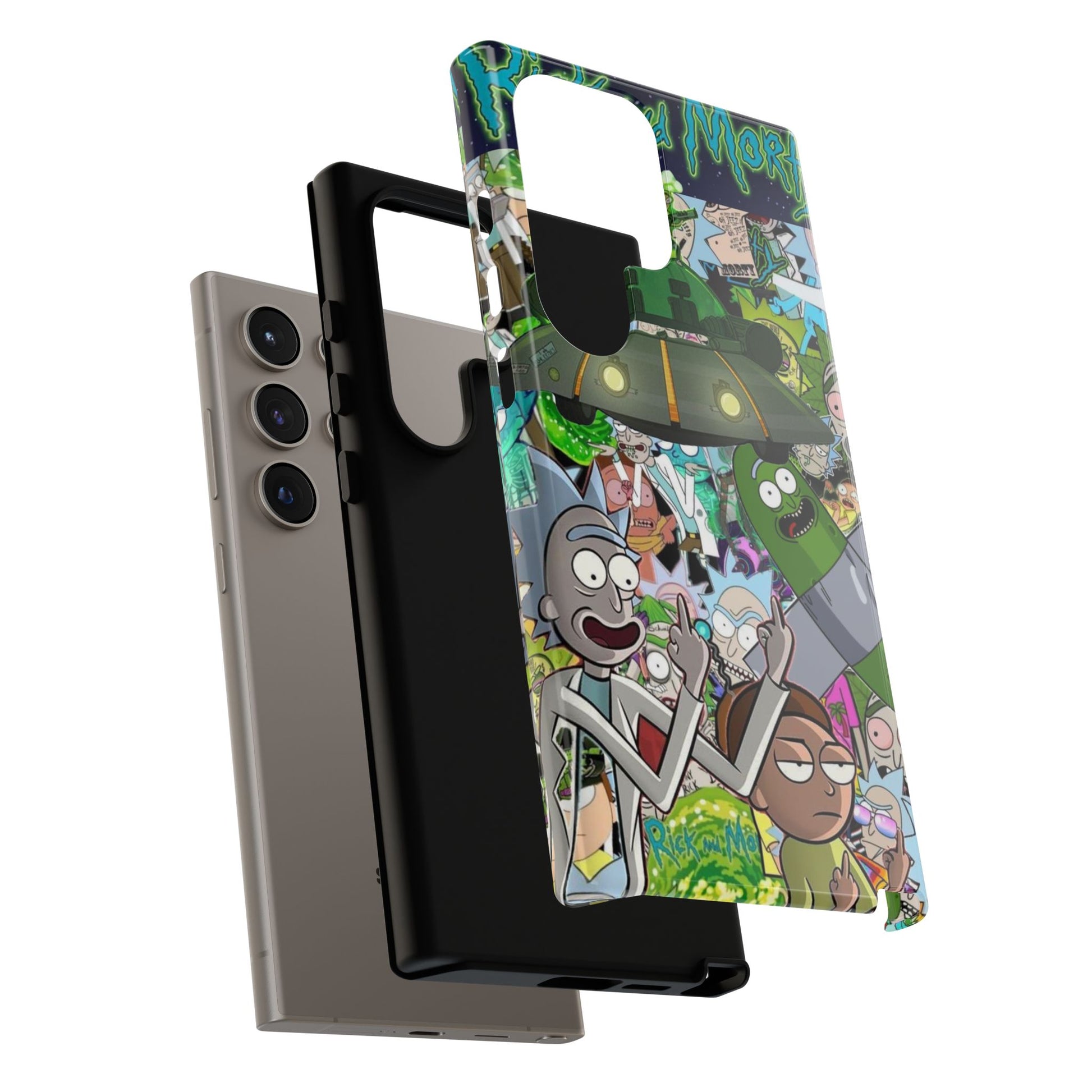 Rick and Morty Phone Case, Tough Cases for iPhones, Samsung, and Pixel