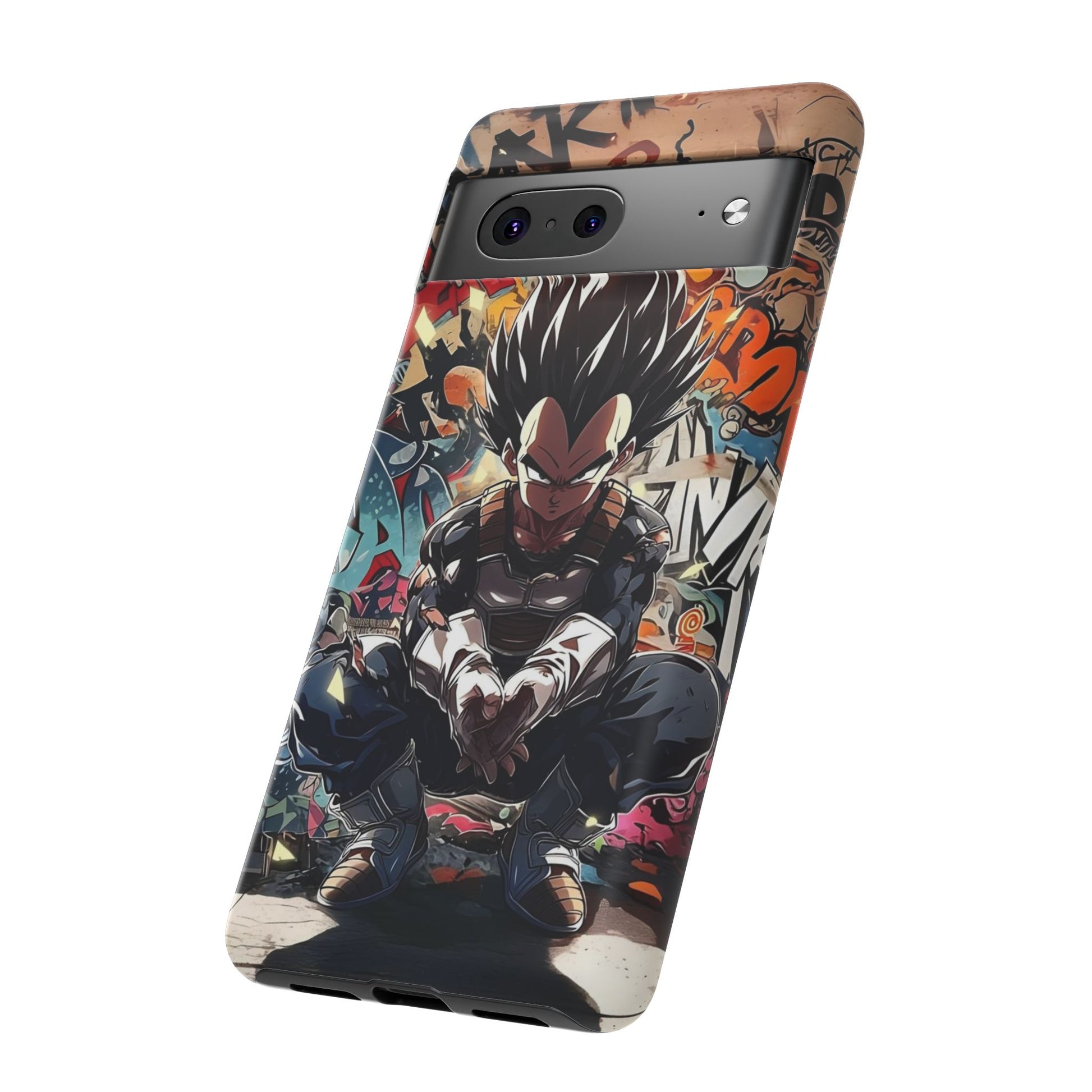 Anime Vegeta Dragon ball Z Tough Cases for iPhones, Samsung, and Pixel