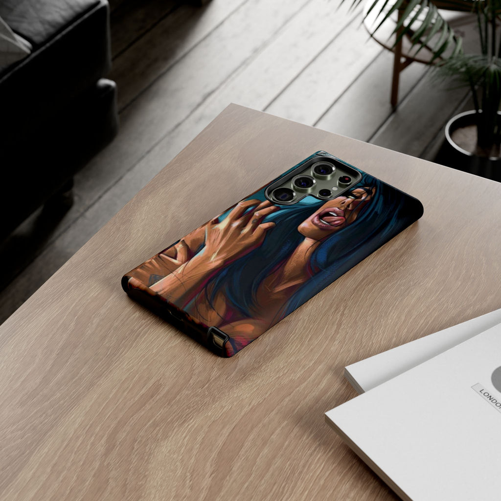 Tough Girl Theme Urban Design Cases for iPhones, Samsung, and Pixel