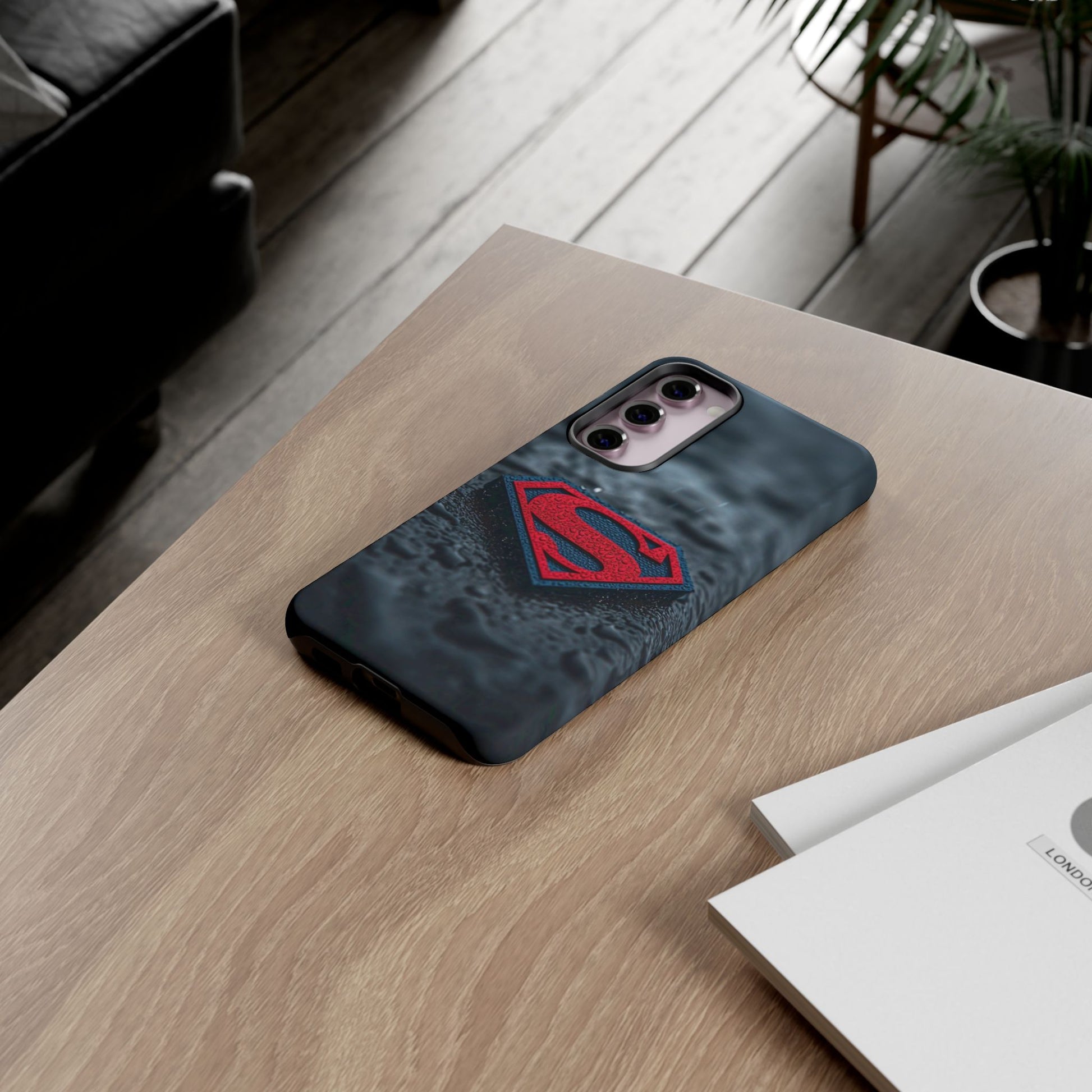 Superman Logo Tough Cases for iPhones, Samsung, and Pixel