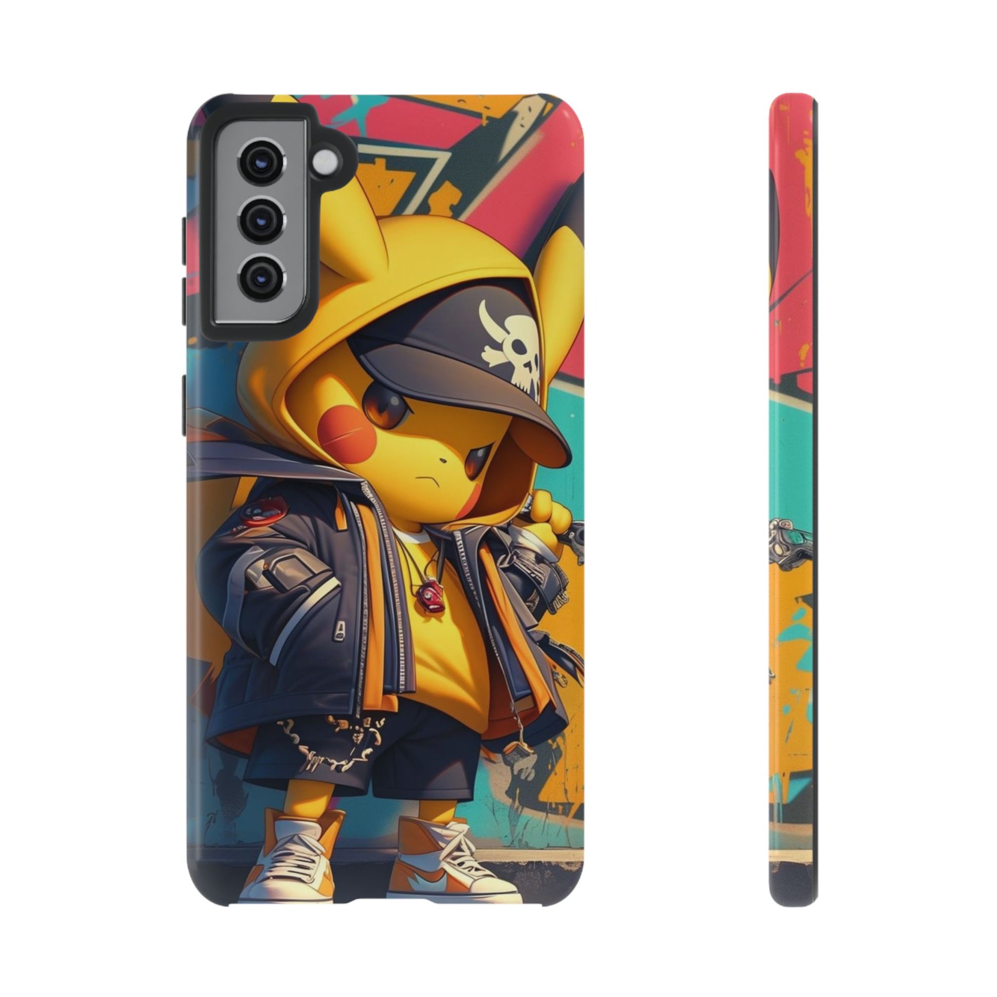 Cute Poke Bear Phone Case, Tough Cases for iPhones, Samsung, and Pixel