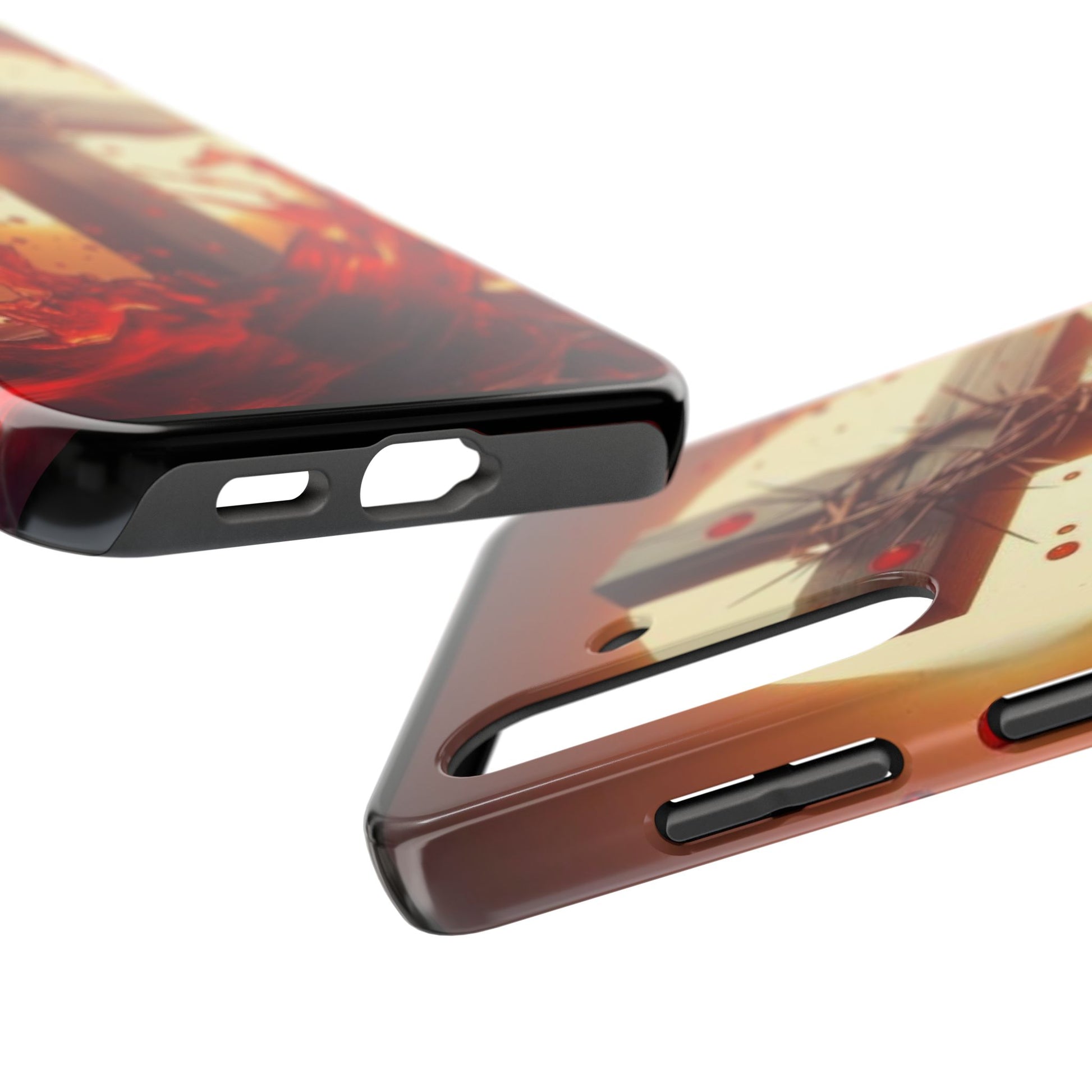 Blood of Christ Christian Theme Phone Cases for iPhones & Samsung Phones