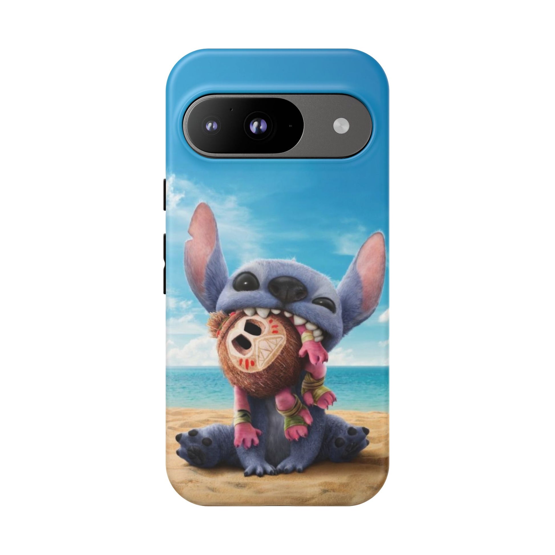 Stitch Beach Sunset Landscape Phone Case for iPhone, Samsung Galaxy, & Pixel Phones