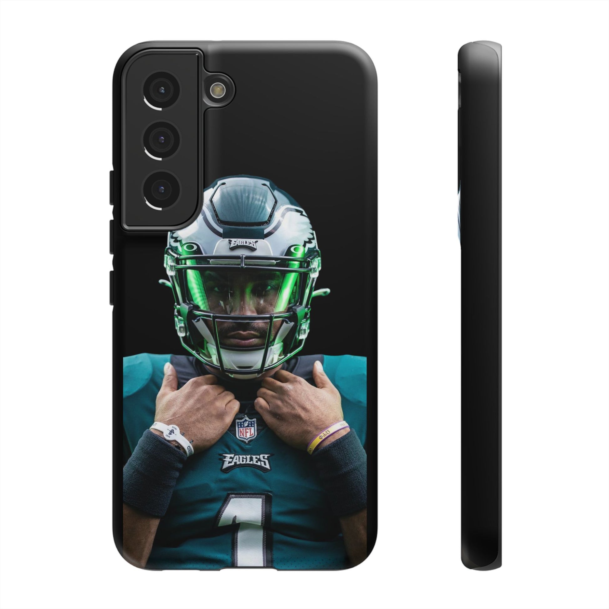 Eagles Football Jalen Hurts Tough Cases for iPhones, Samsung, and Pixel