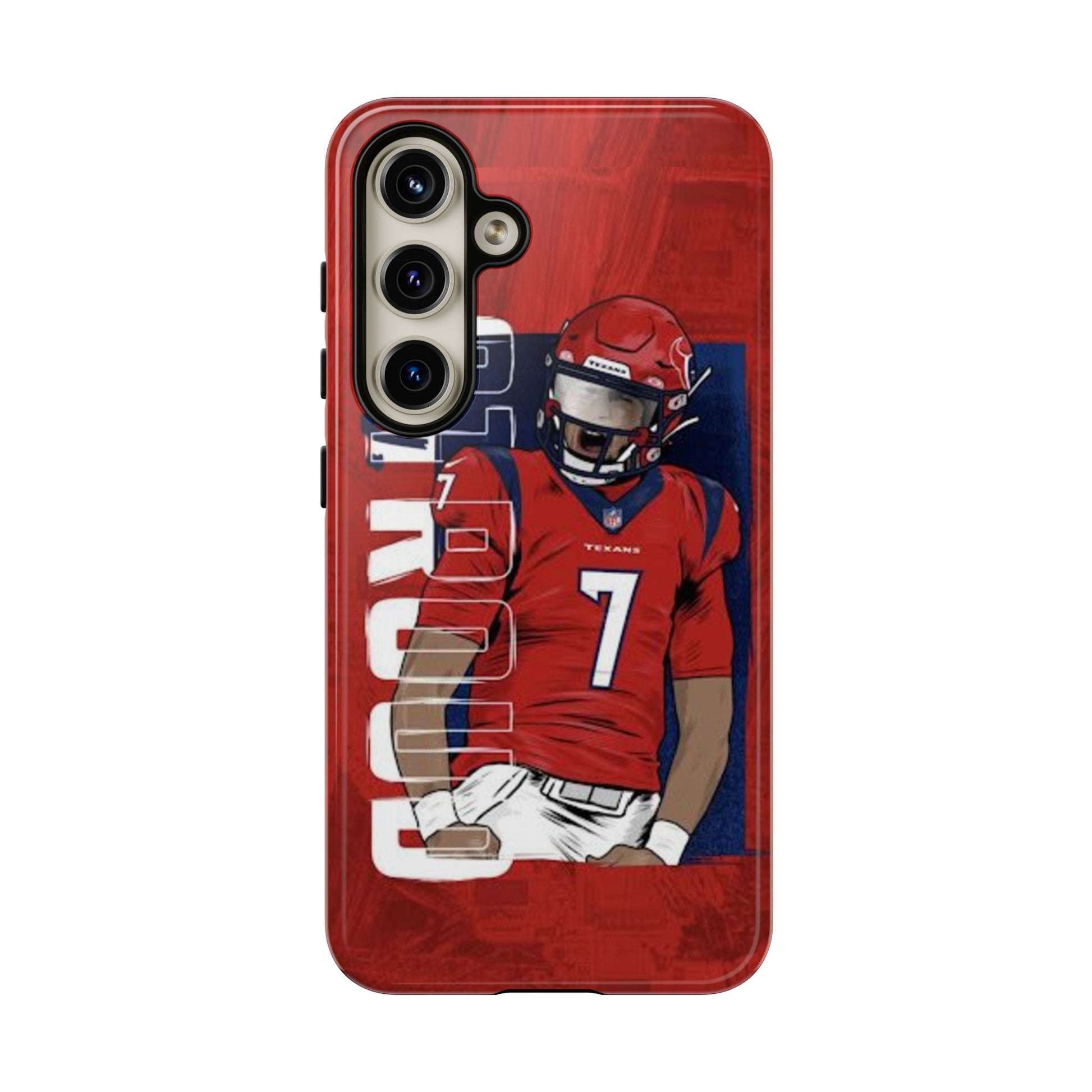 Houston Texans Football CJ Stroud Tough Cases for iPhones, Samsung, and Pixel