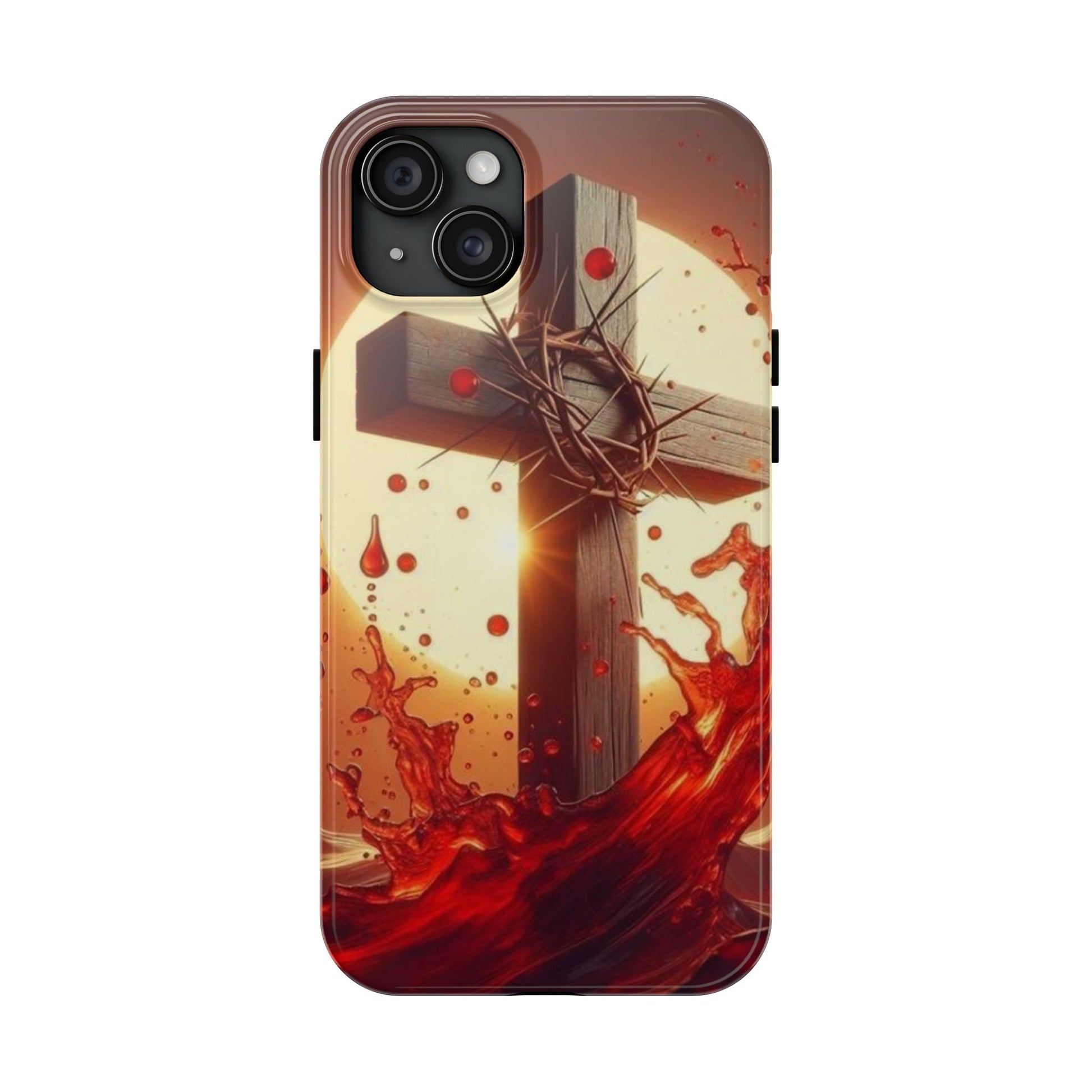 Blood of Christ Christian Theme Phone Cases for iPhones & Samsung Phones