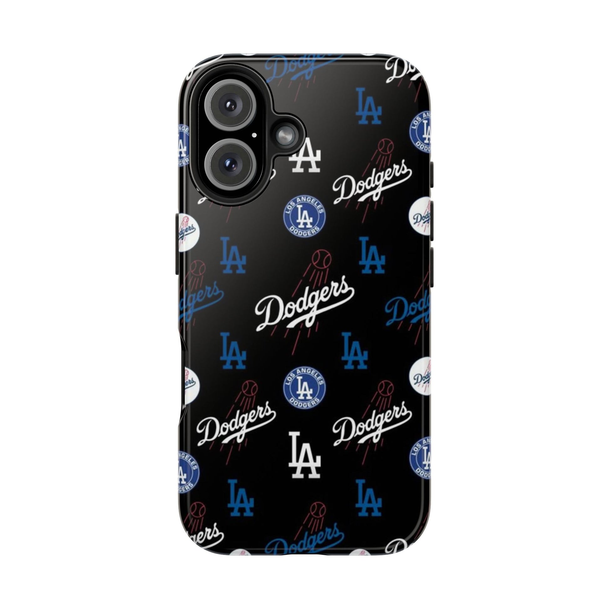 Dodgers Baseball Pattern Phone Cases for Iphones & Samsung Phones Durable