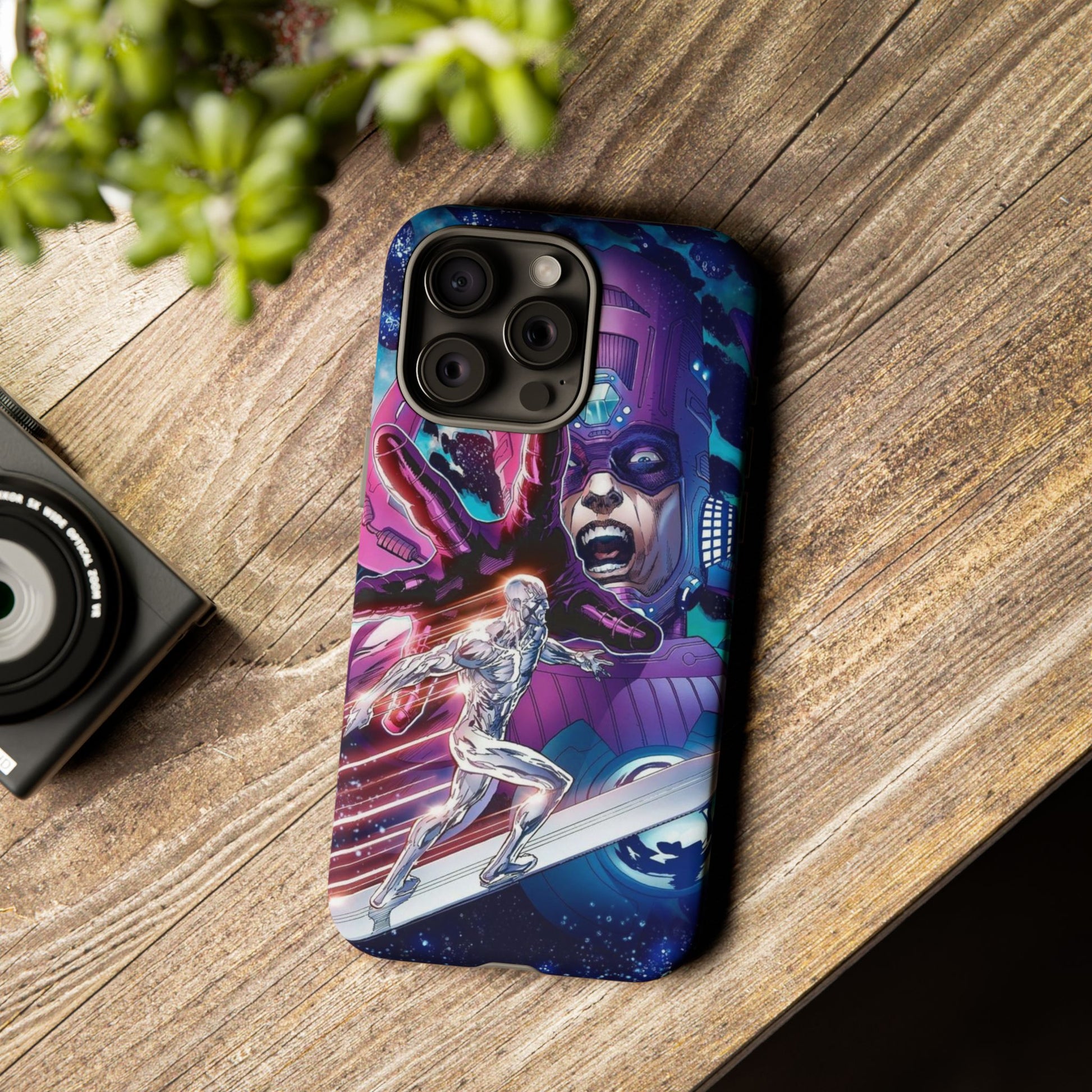 Galactus x Silver Surfer Marvel Phone Case, Tough Cases for iPhones, Samsung, and Pixel