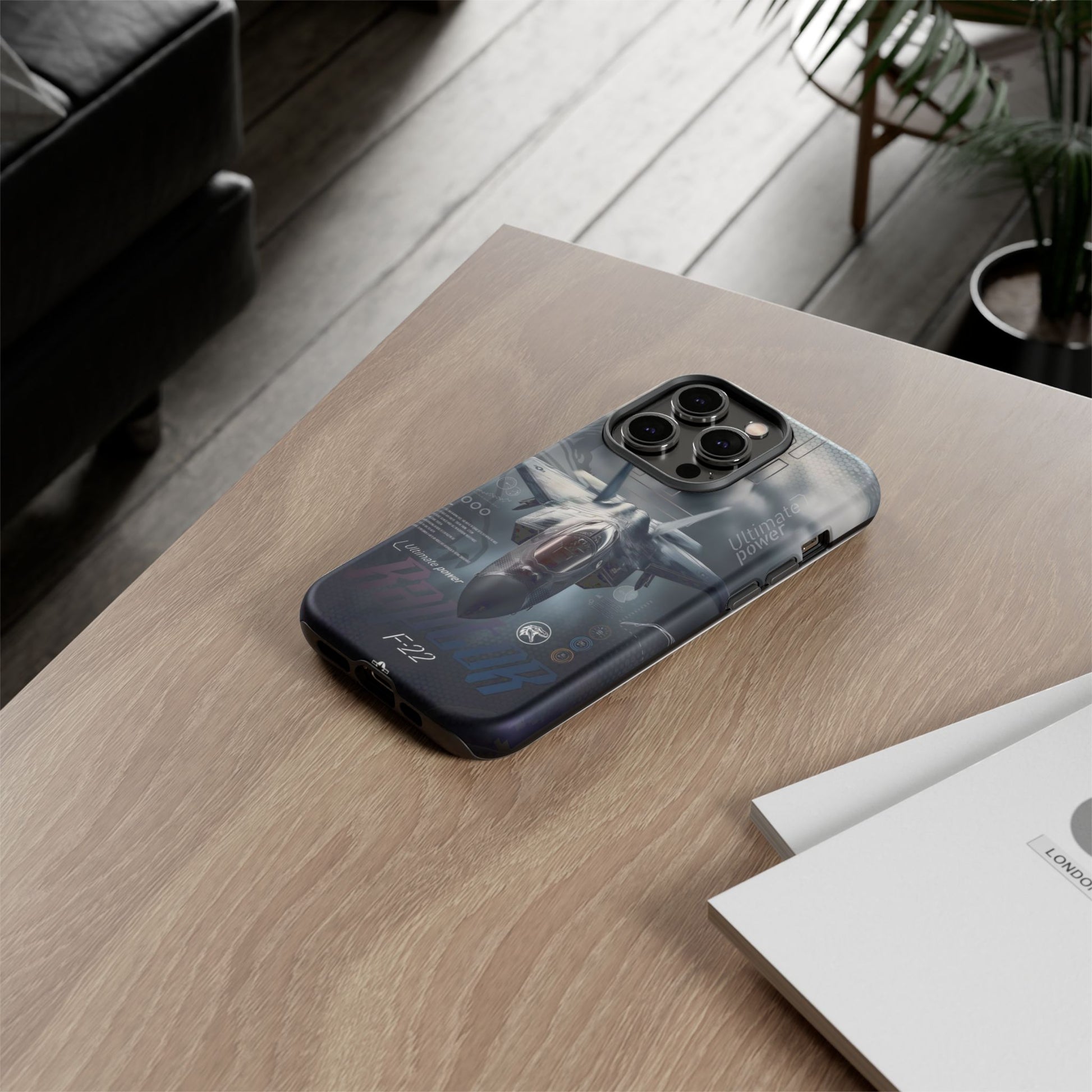F-22 Raptor Fighter Jet Tough Cases for iPhones, Samsung, and Pixel