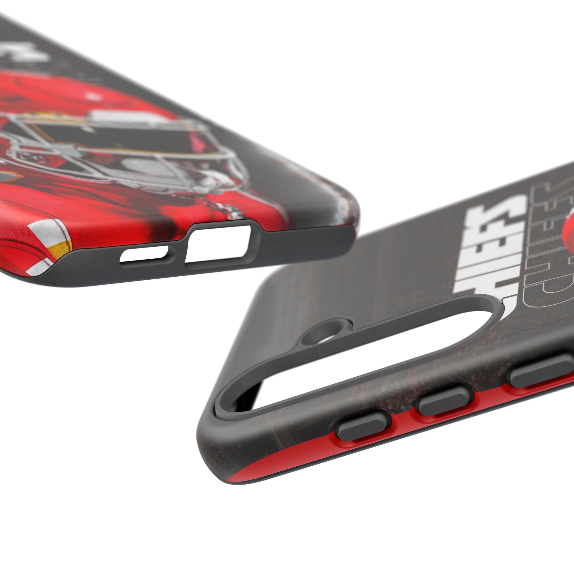 Kansas City Chiefs Football Helmet Logo Tough Cases for iPhones, Samsung, and Pixel