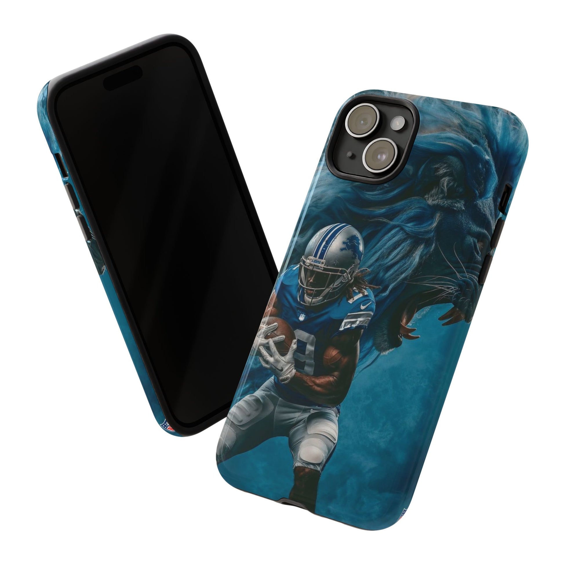 Detroit Lions Player Football Phone Case, Tough Cases for iPhones, Samsung, and Pixel