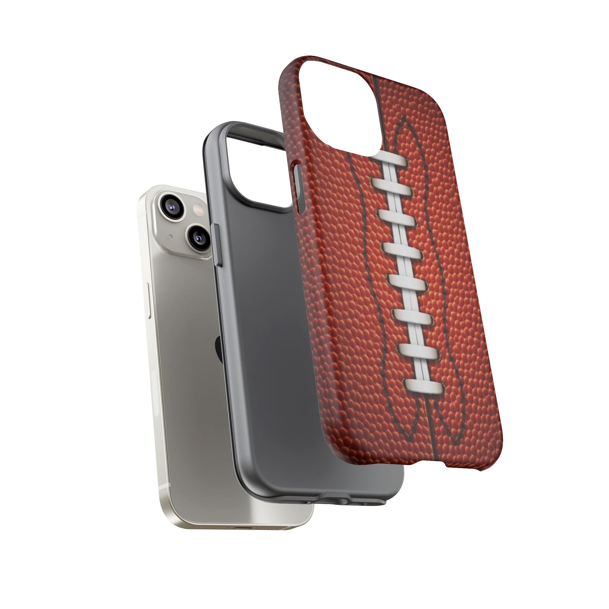 Football Pigskin Print Tough Cases for iPhones, Samsung, and Pixel