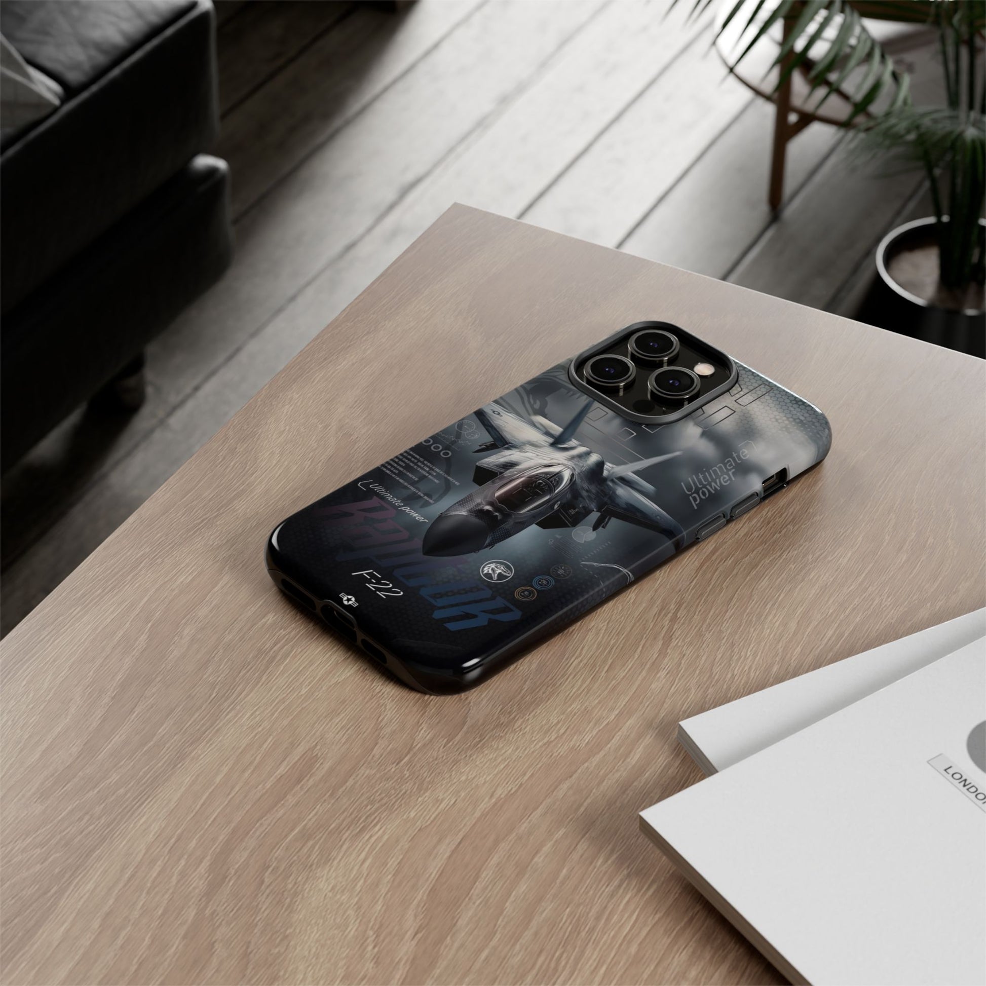 F-22 Raptor Fighter Jet Tough Cases for iPhones, Samsung, and Pixel