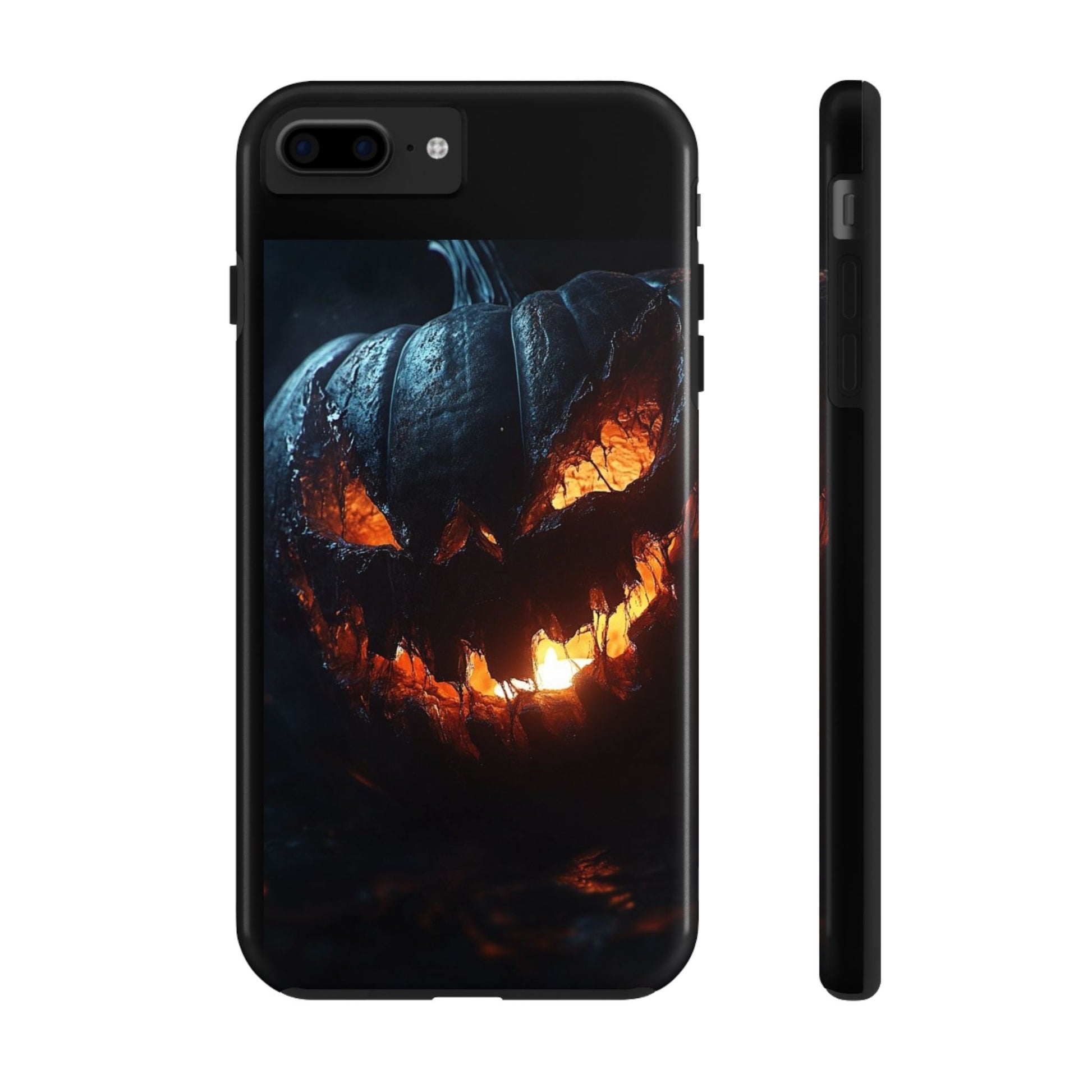 Scary Pumpkin Halloween Theme Phone Cases for iPhones & Samsung Phones