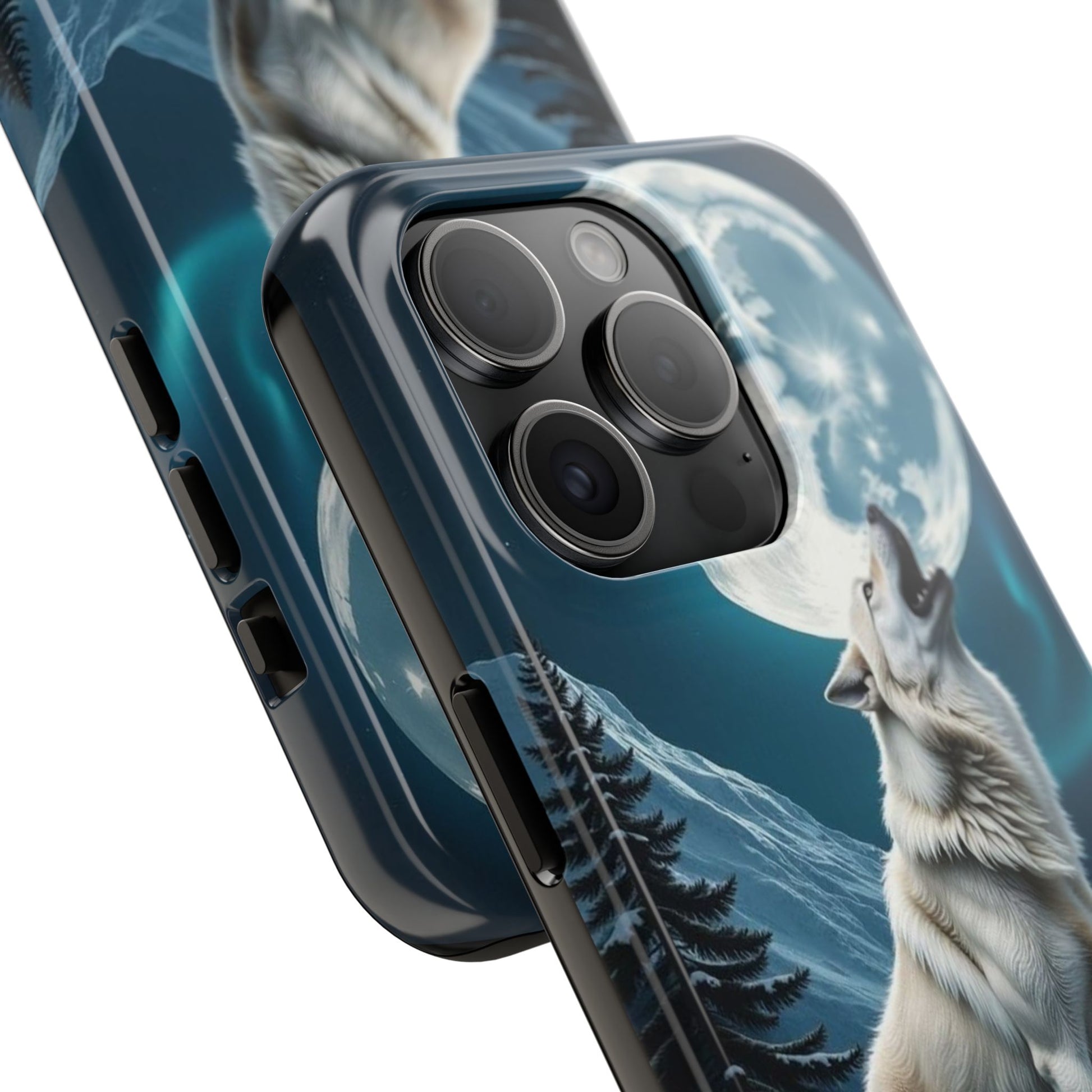 Howling Wolf Theme Phone Cases for iPhones & Samsung Phones