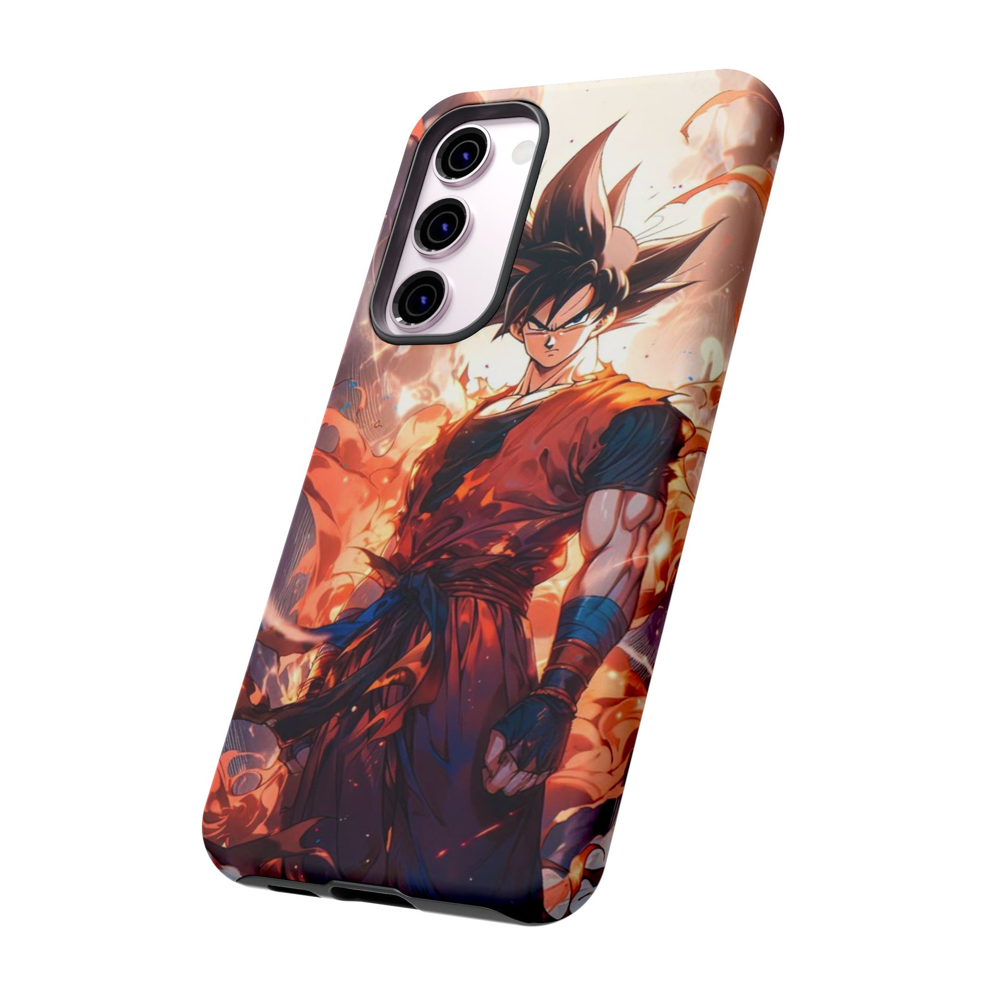 Anime Manga Dragon Ball Z Goku Tough Cases for iPhones, Samsung, and Pixel