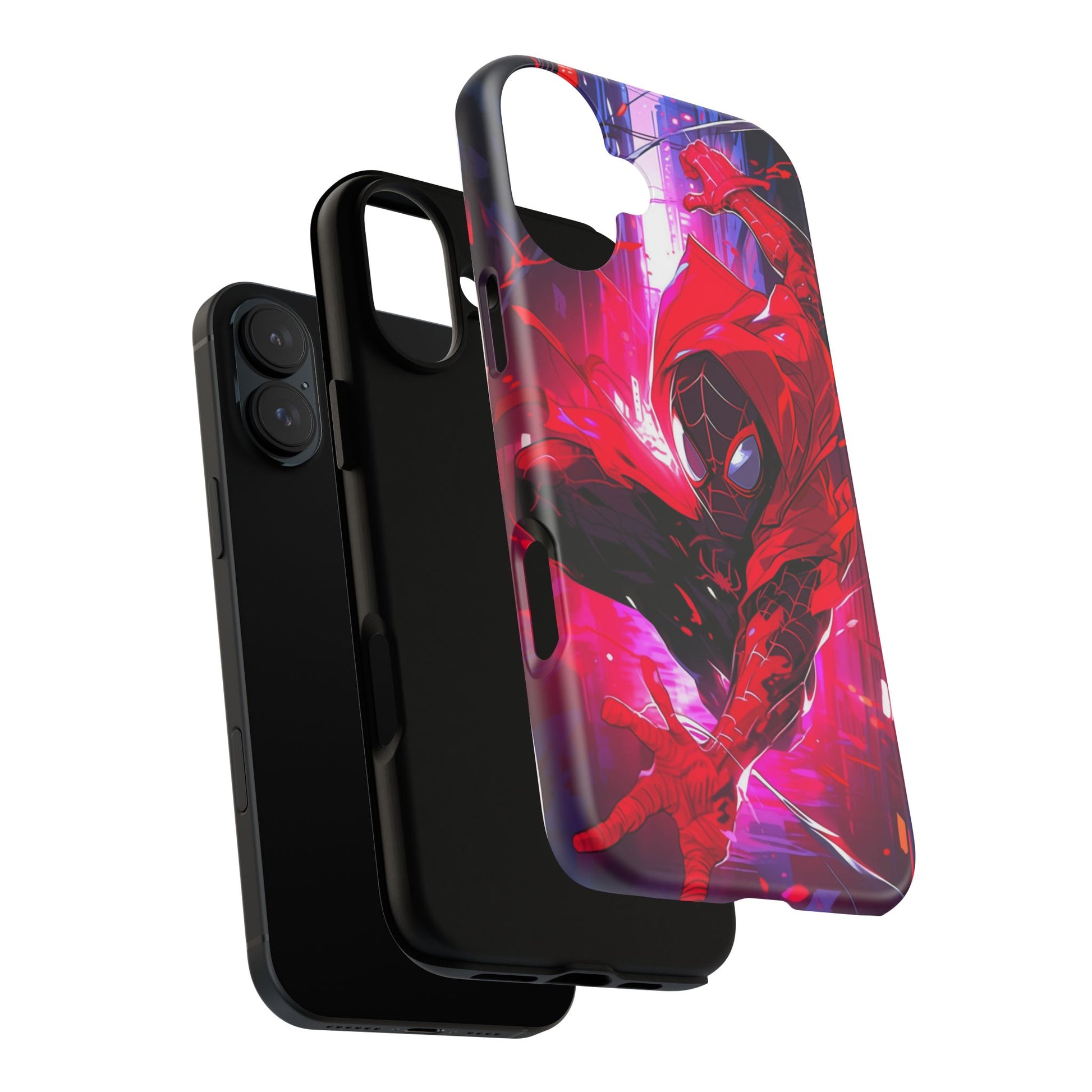 Miles Morales Spiderman Phone Case, Tough Cases for iPhones, Samsung, and Pixel