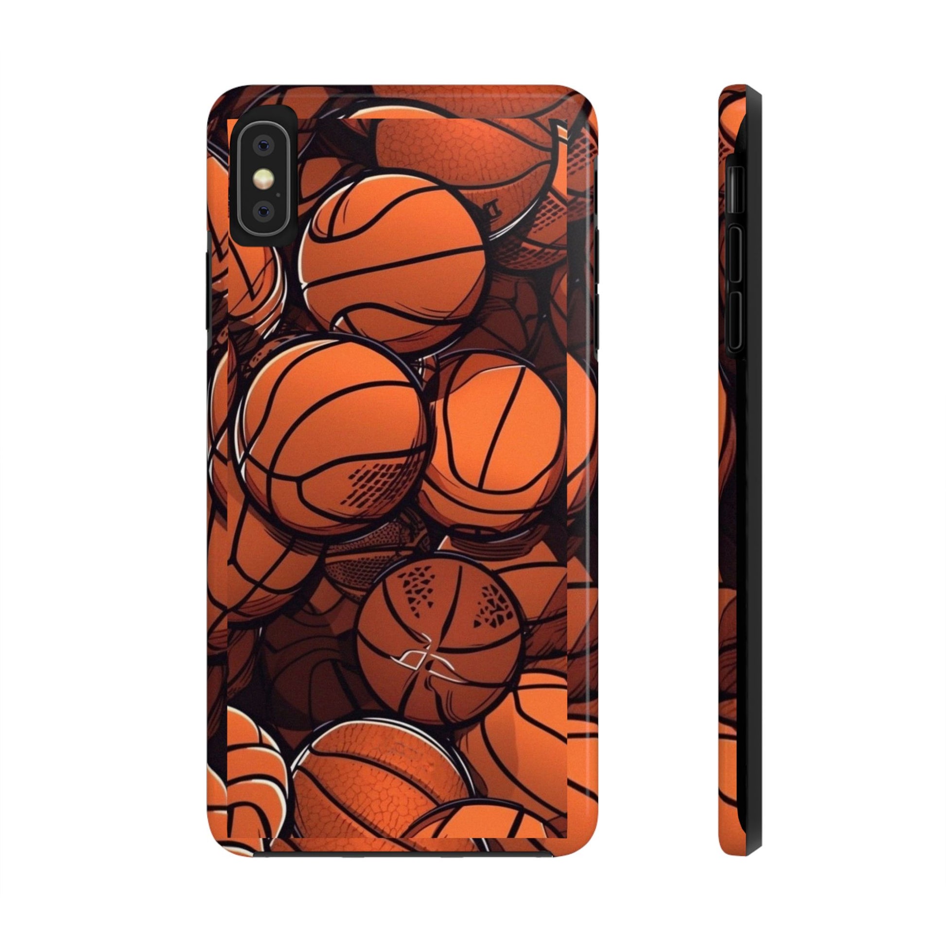 Basketball Pattern Design Tough Phone Cases for Iphones & Samsung Durable