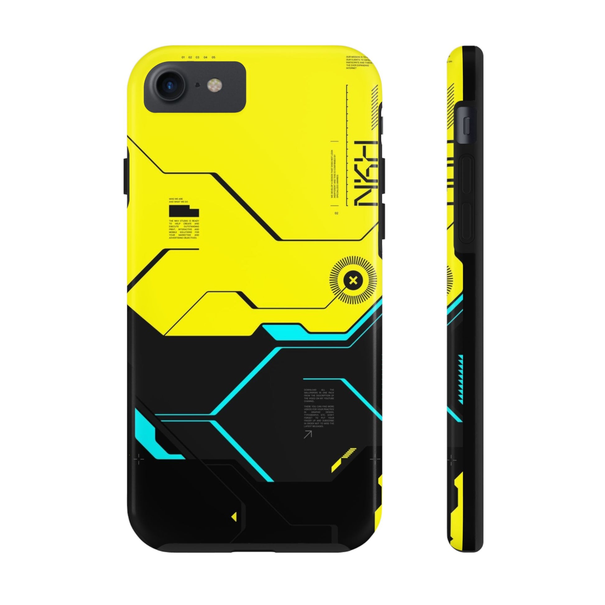 Cyberpunk Themed Phone Case for iPhone & Samsung Galaxy Phones