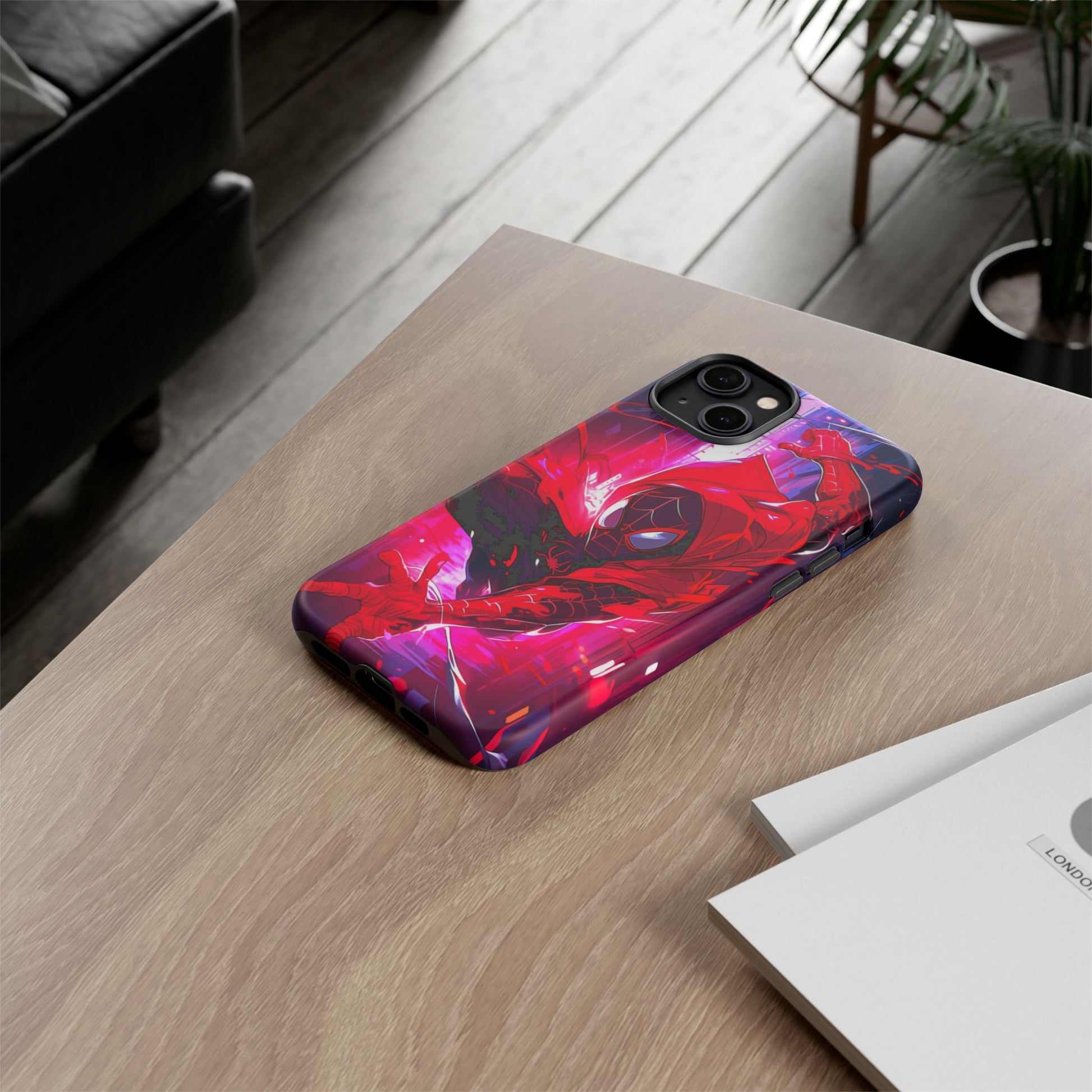 Miles Morales Spiderman Phone Case, Tough Cases for iPhones, Samsung, and Pixel