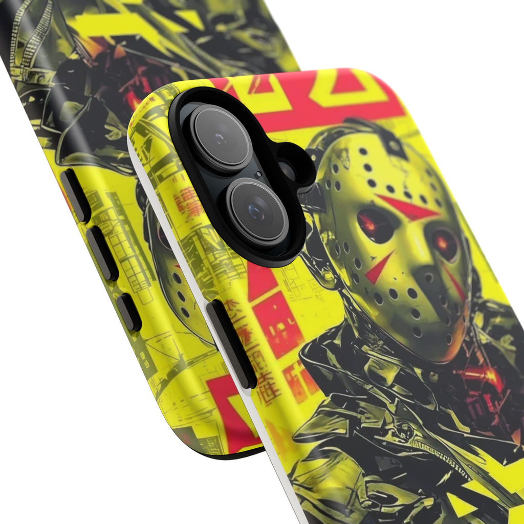 Cyberpunk X Jason Voorhees Tough Cases for iPhones, Samsung, and Pixel