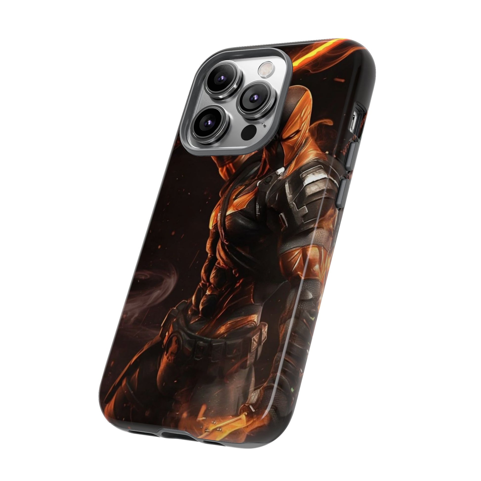 DC Comics Death Stroke Tough Cases for iPhones, Samsung, and Pixel