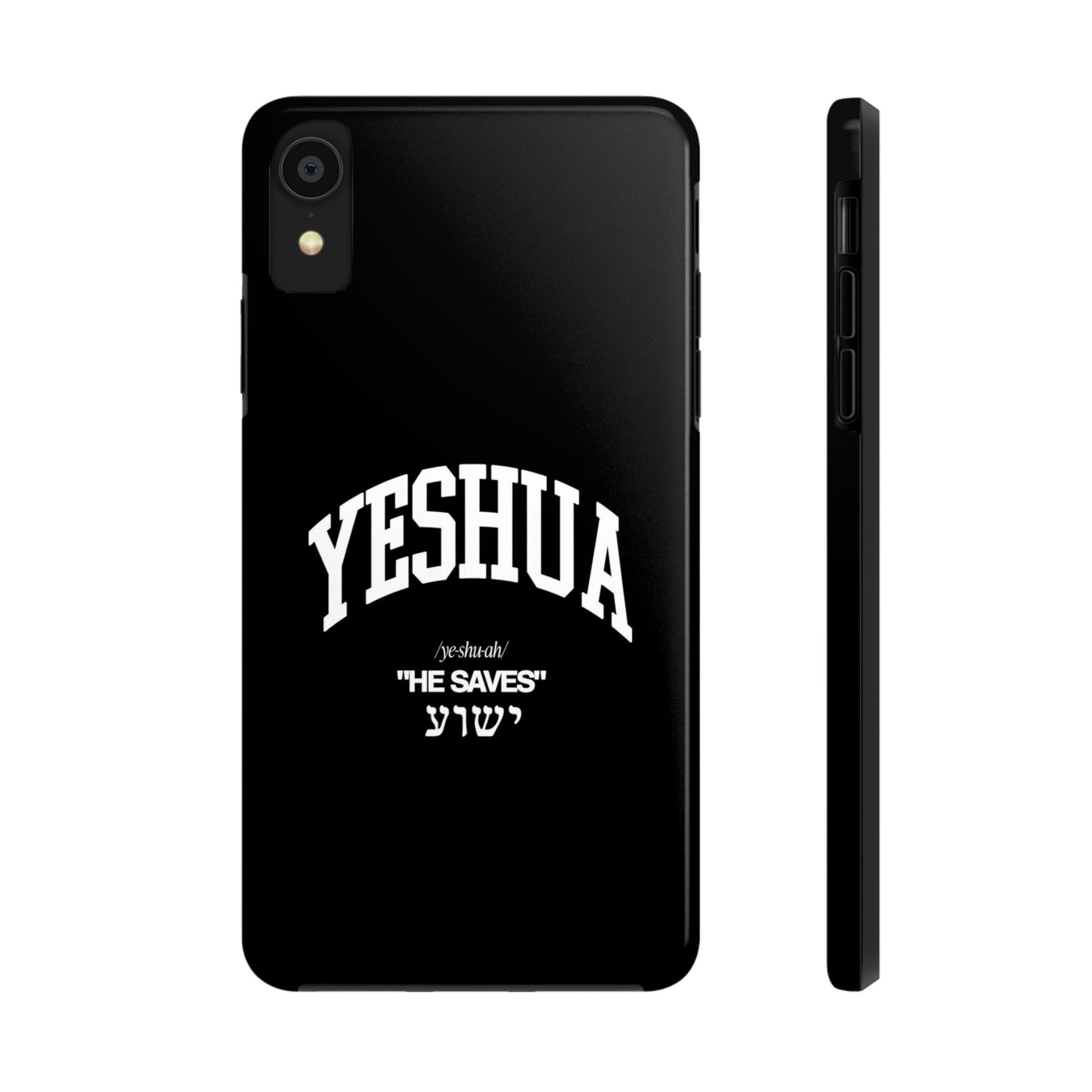 Yeshua He Saves Christian Theme Phone Cases for iPhones & Samsung Phones