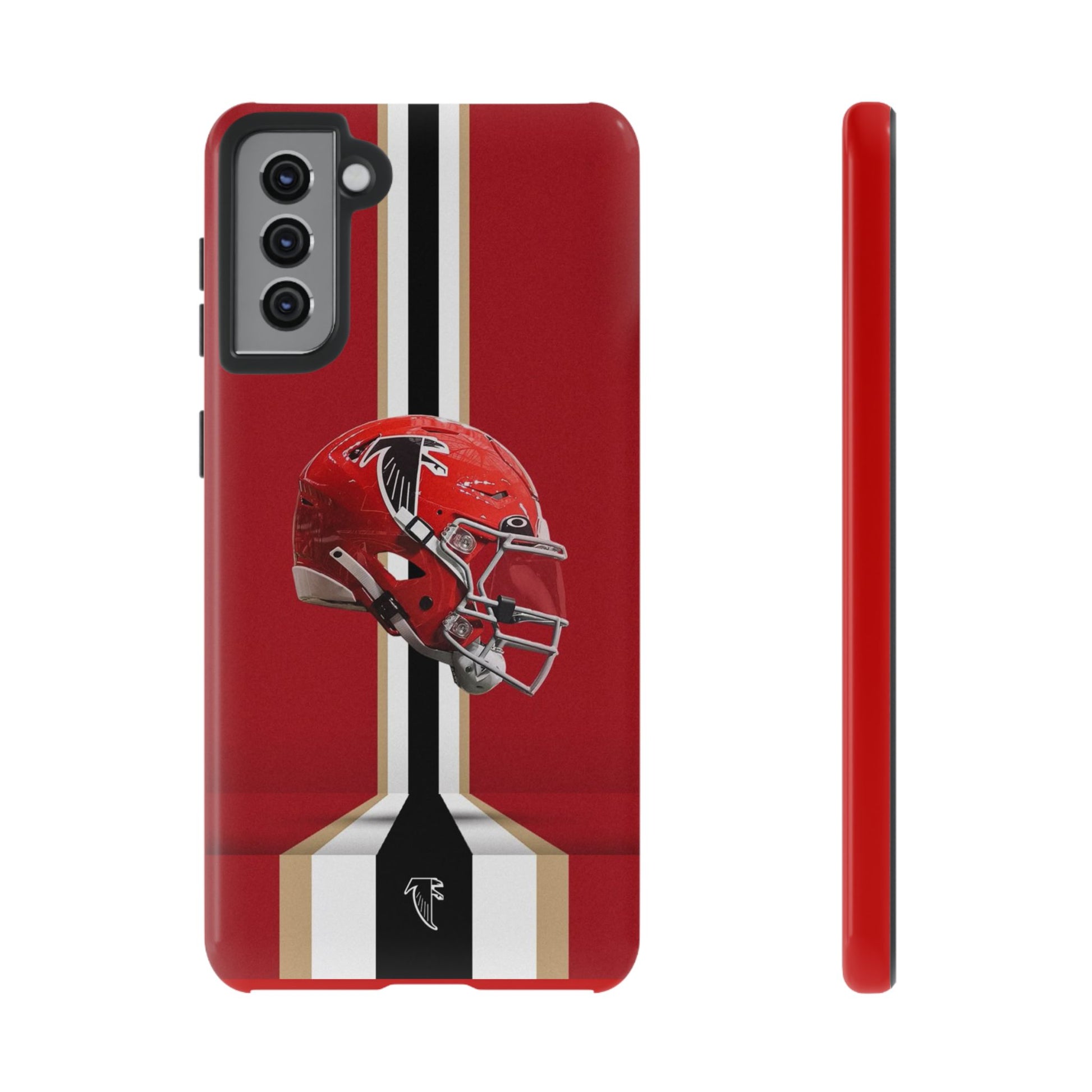 Atlanta Falcons Football Helmet Logo Tough Cases for iPhones, Samsung, and Pixel