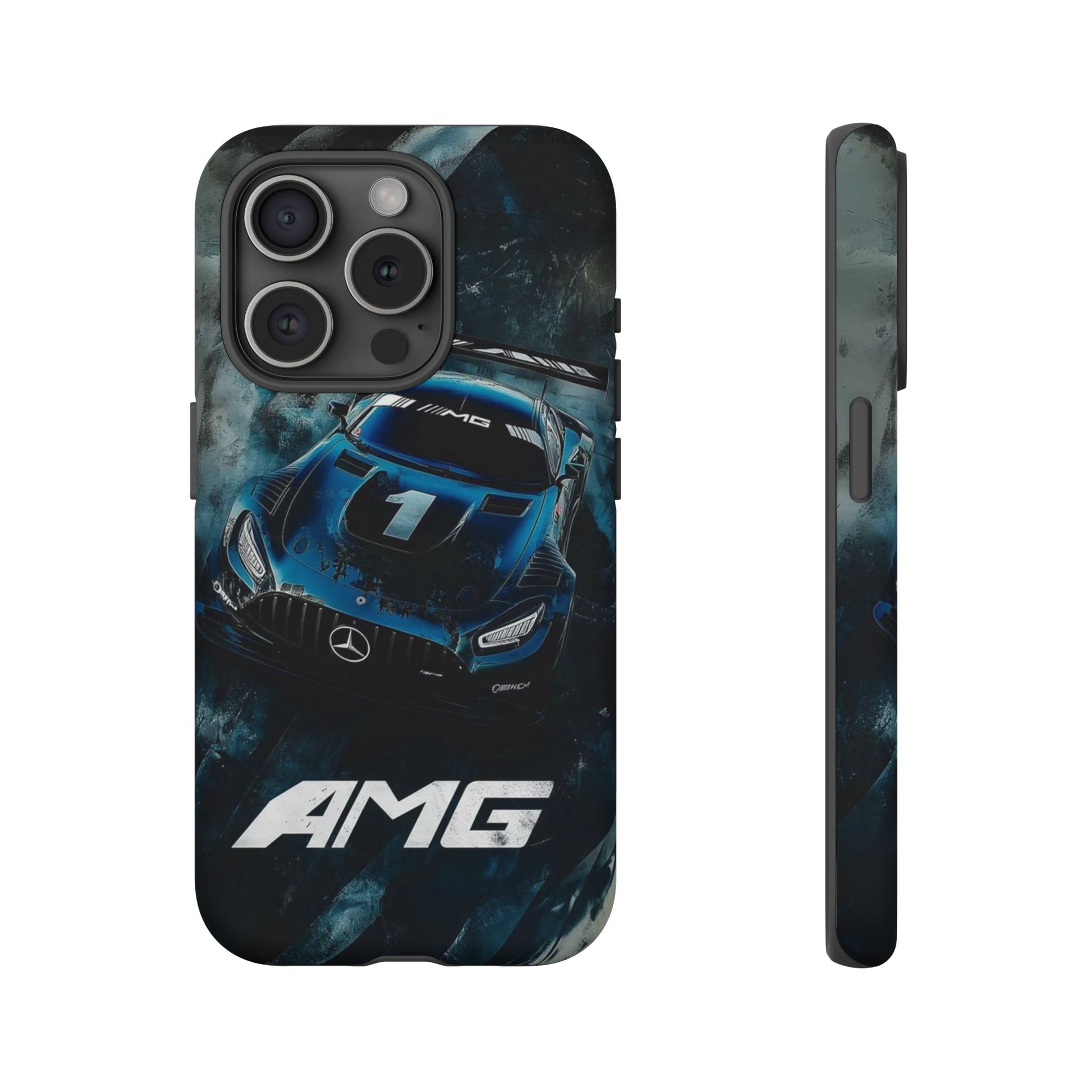Mercedes AMG Racing Car Tough Cases for iPhones, Samsung, and Pixel