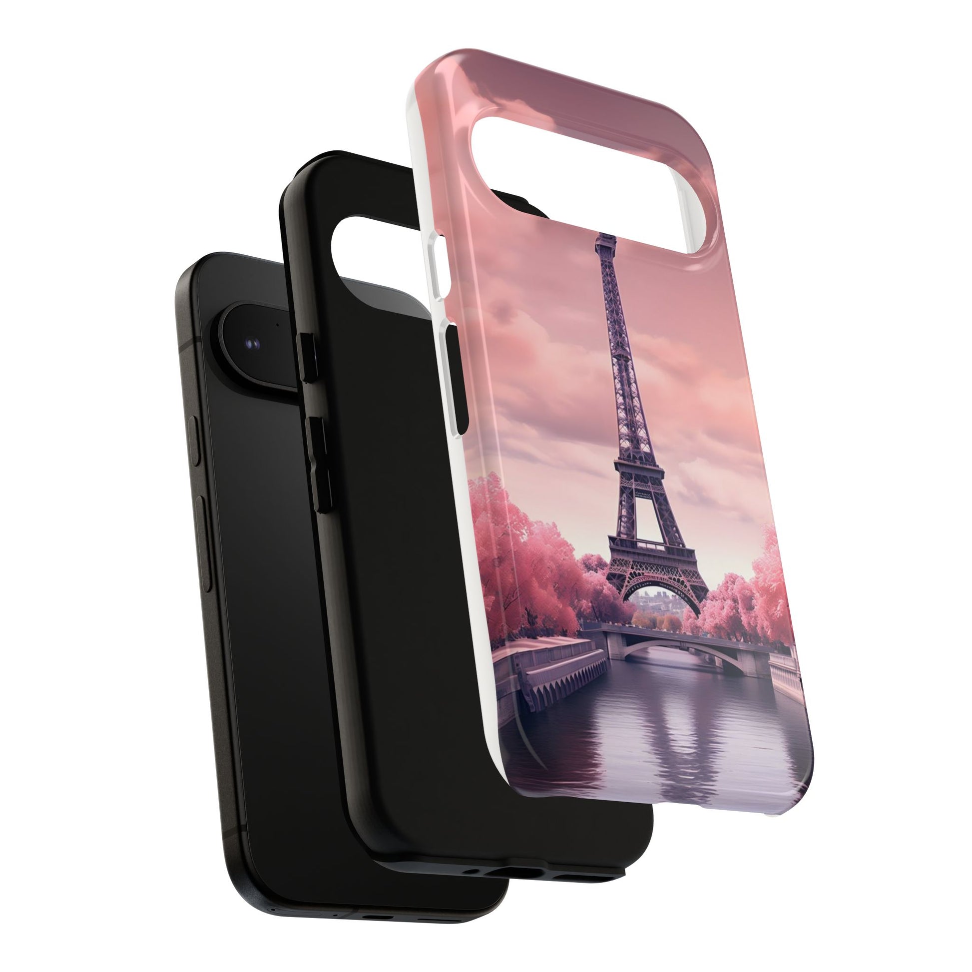 Eiffel Tower Paris Tough Cases for iPhones, Samsung, and Pixel
